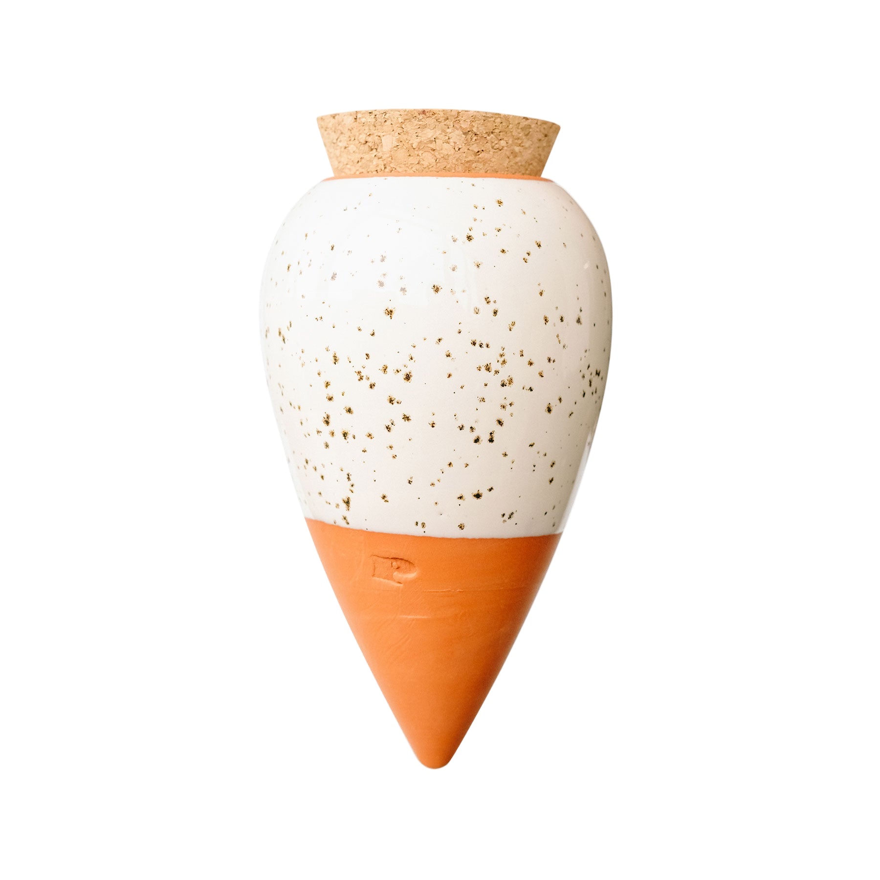 Hydrating olla speckled white