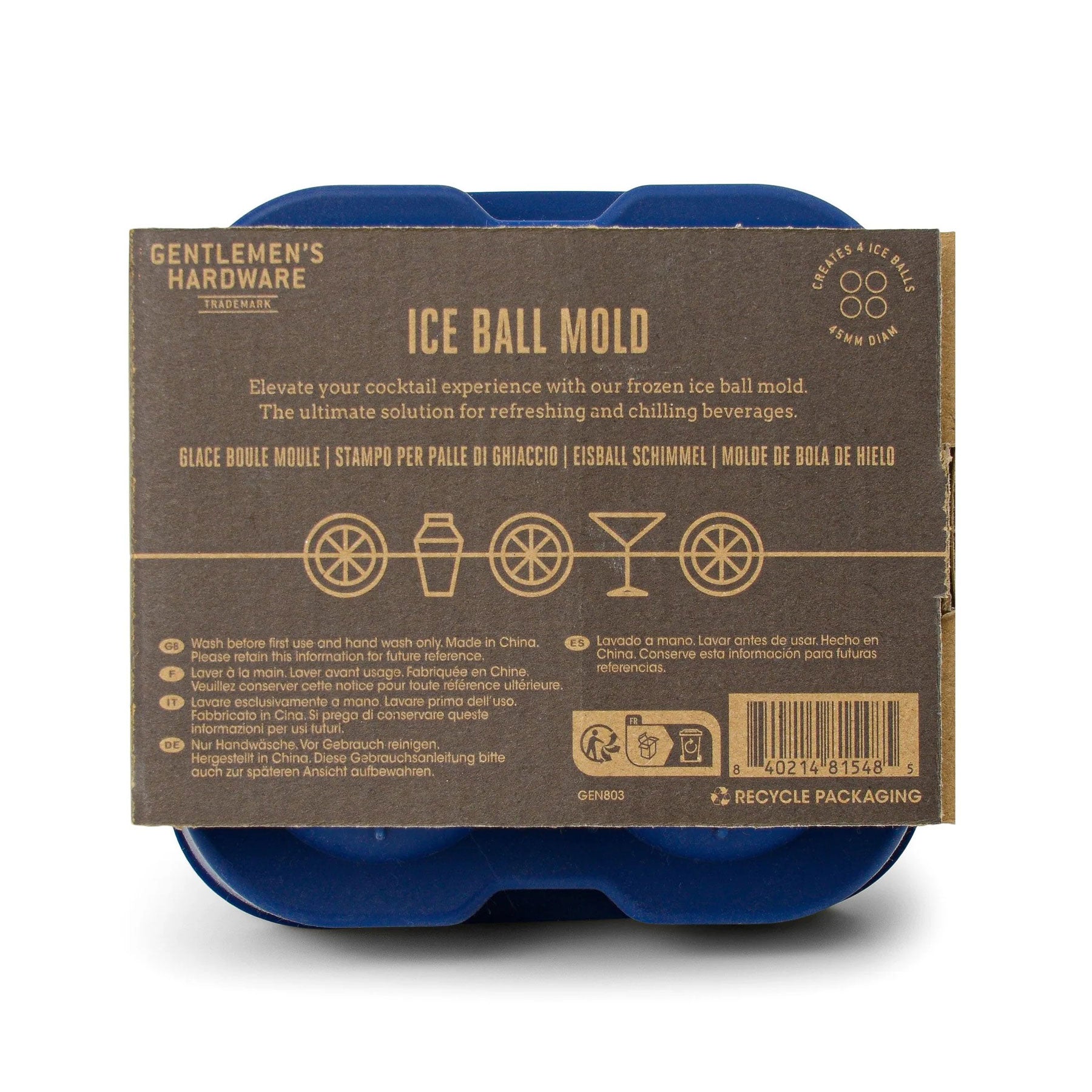 Ice ball mould
