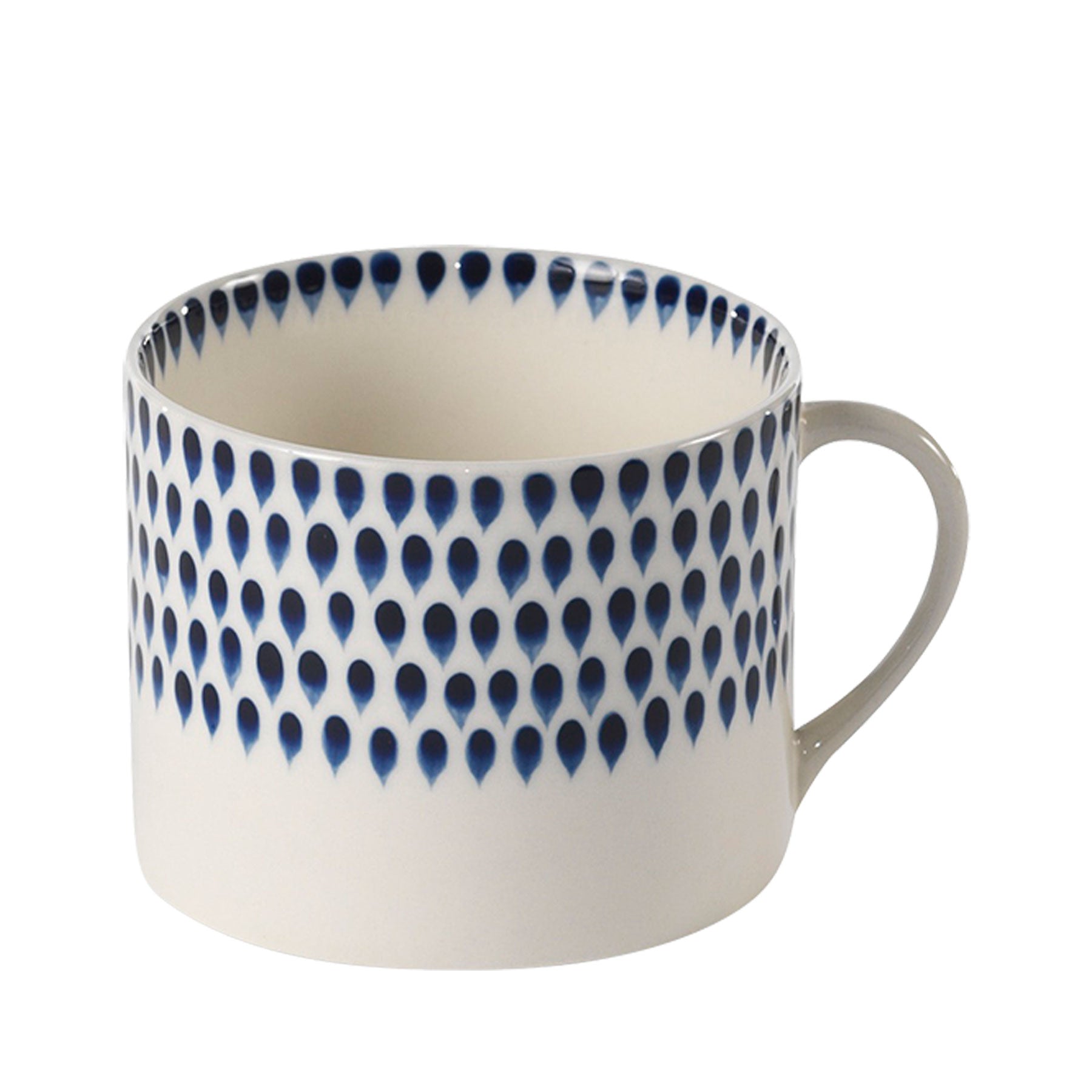 Indigo drop mug