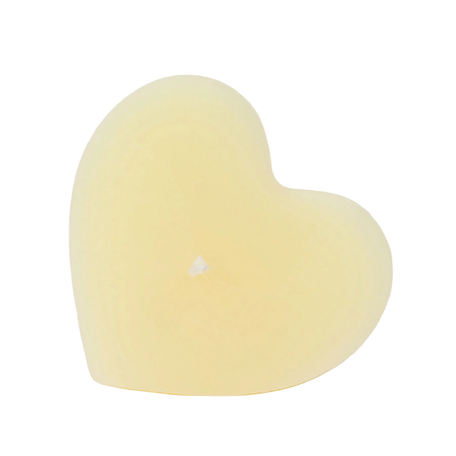 Ivory mini heart candle