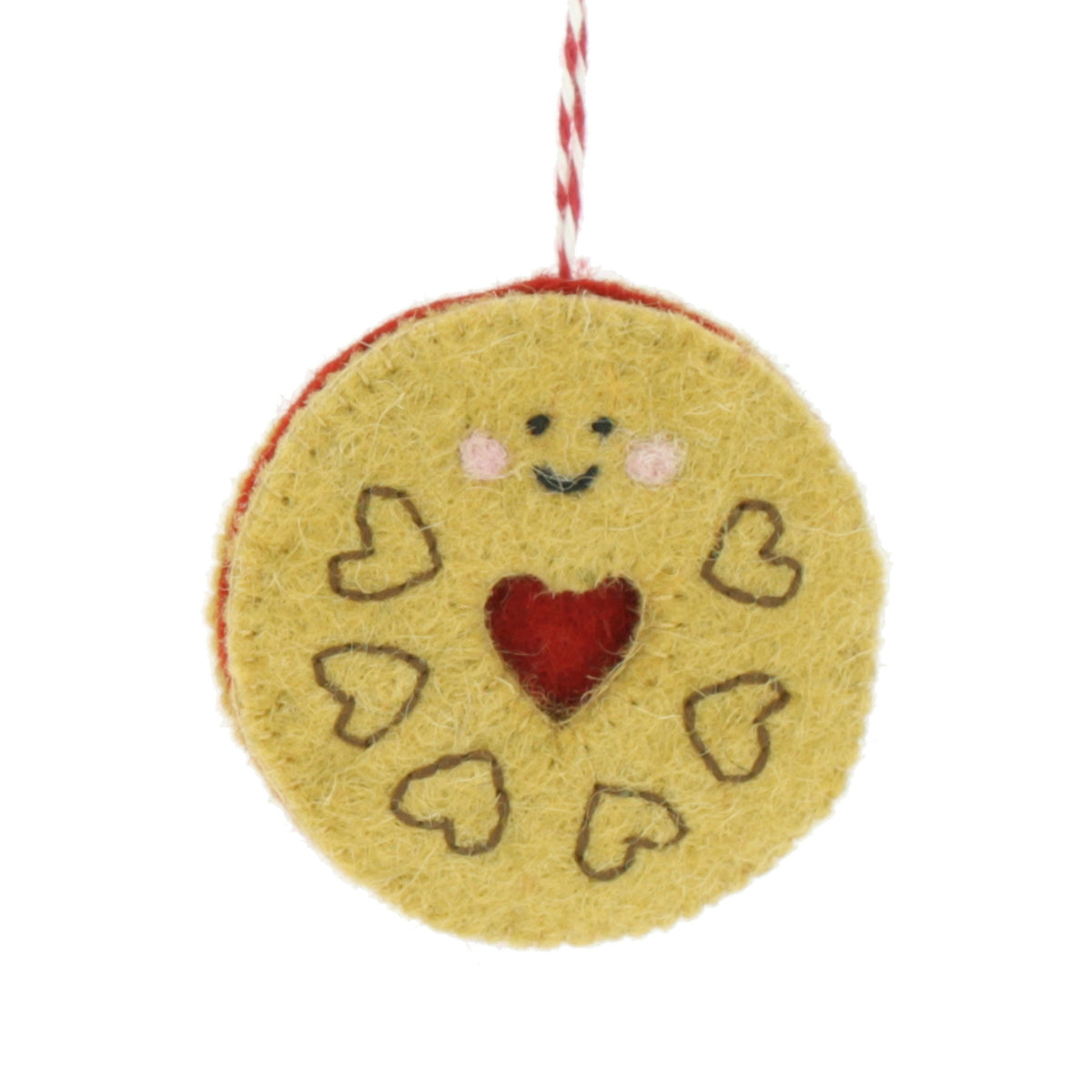 Jammy dodger hanging decoration