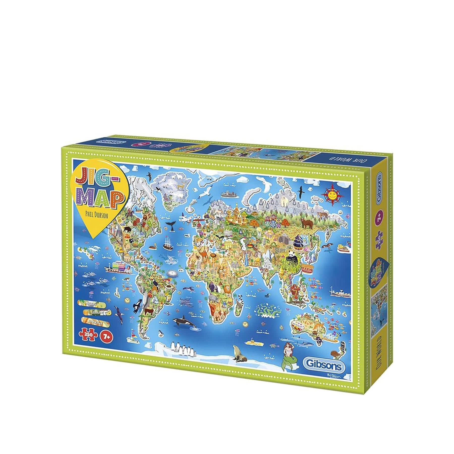Jigmap our world 250 piece jigsaw puzzle