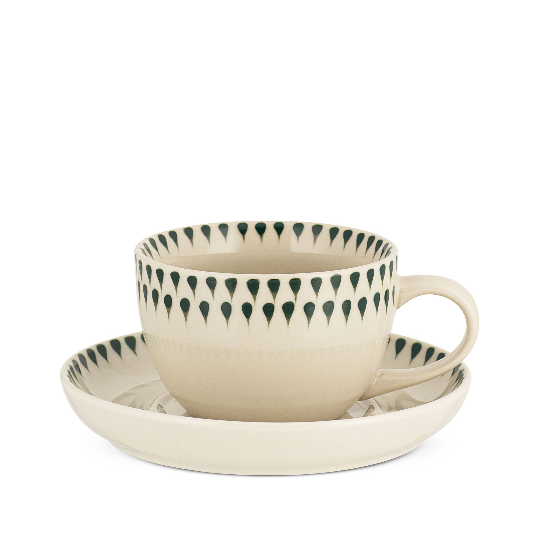 Juniper drop cup & saucer