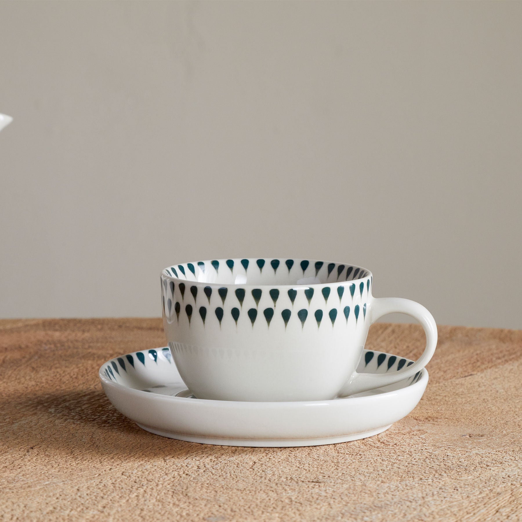 Juniper drop cup & saucer