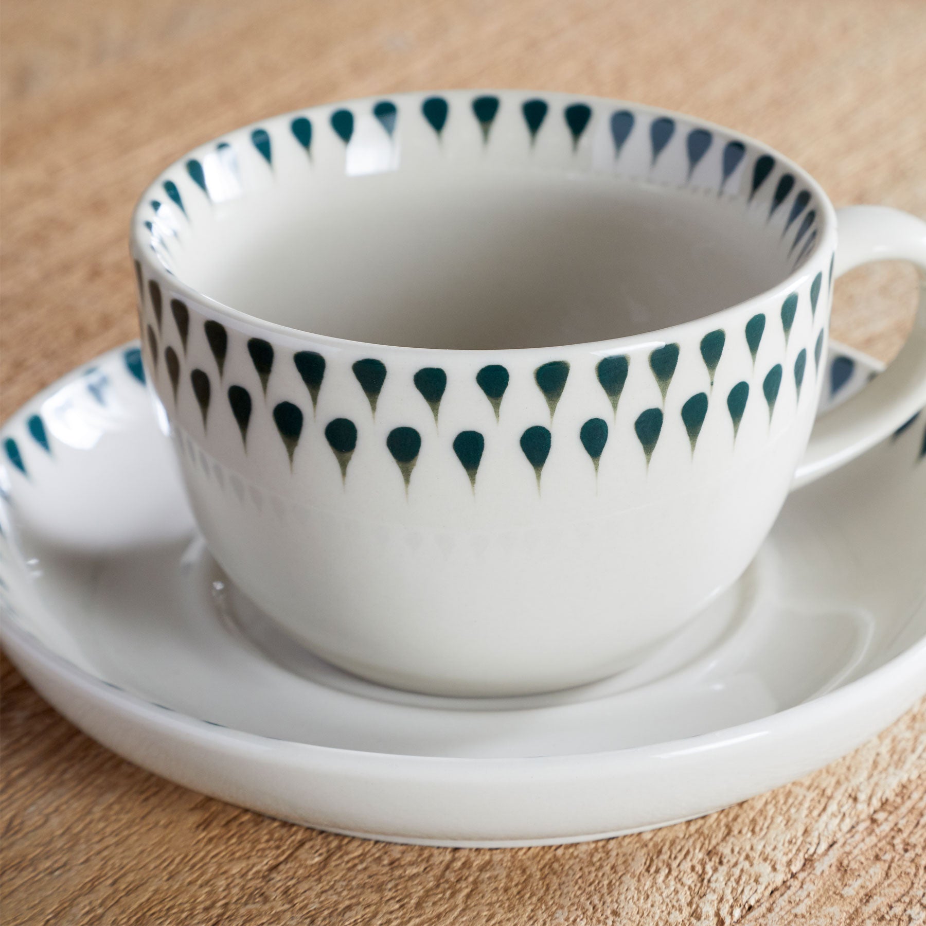 Juniper drop cup & saucer