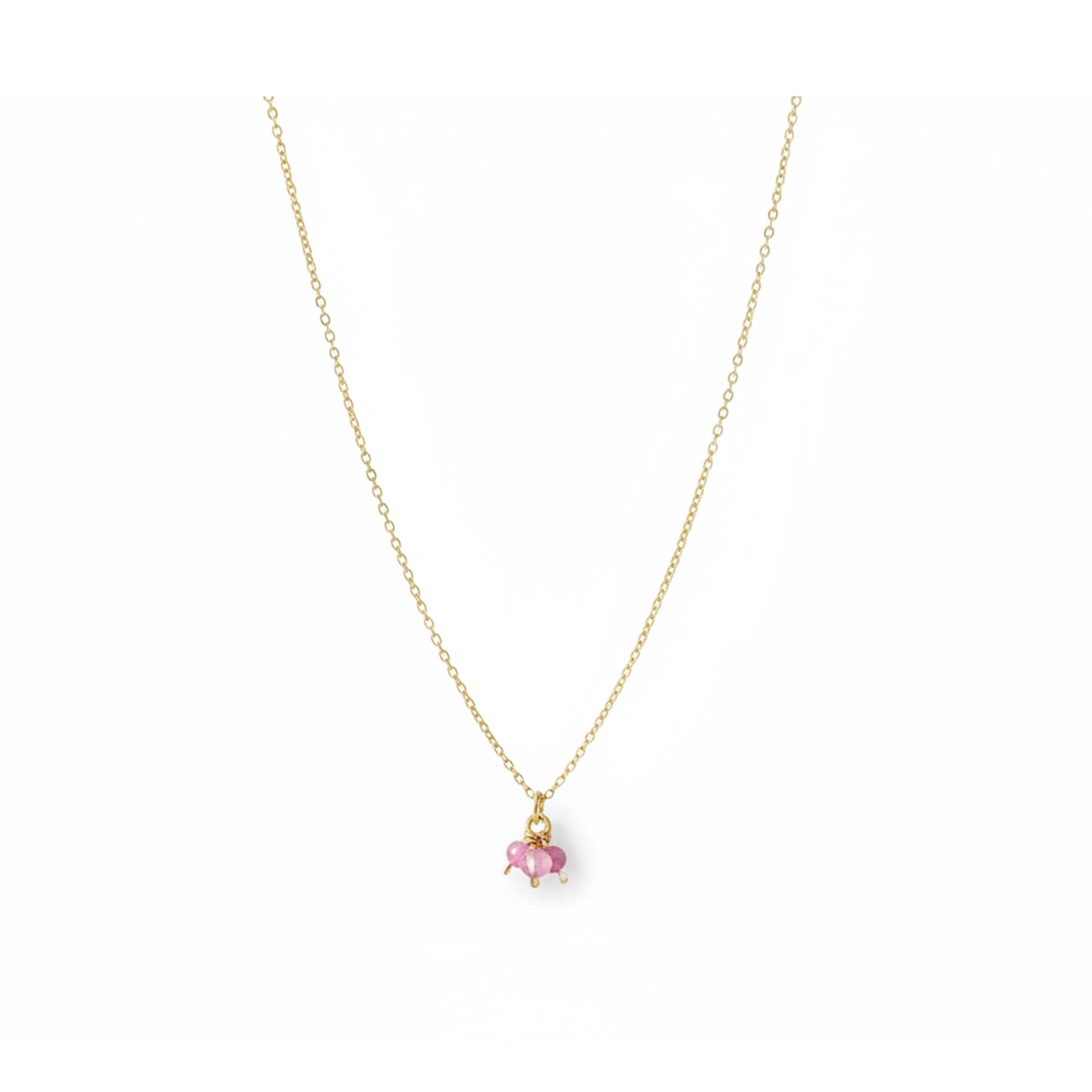 Kangaroo paw blush pearl necklace