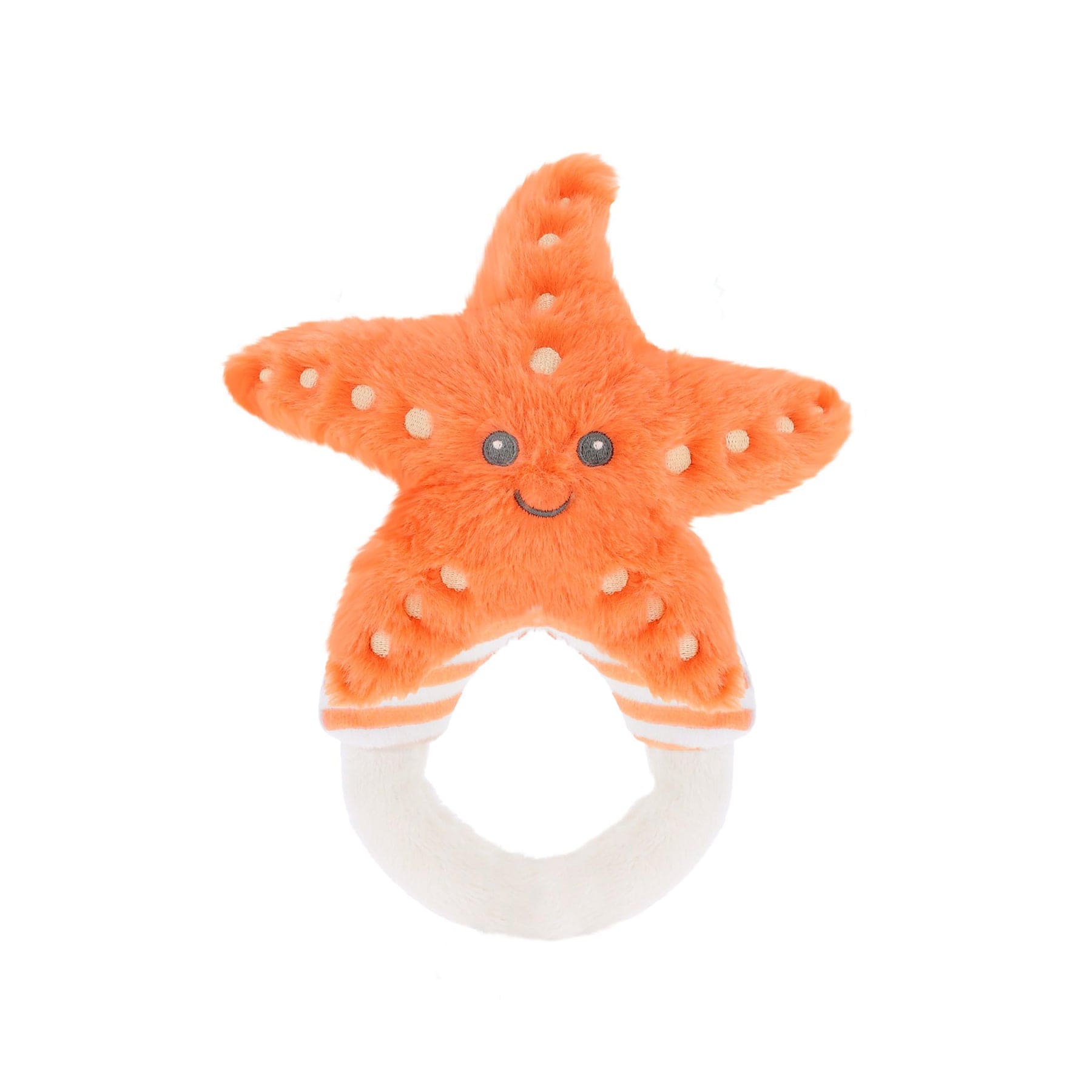 Keeleco baby squish starfish ring rattle