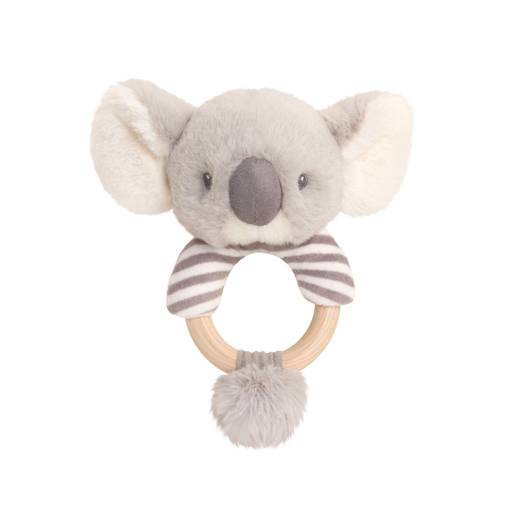 Keeleco baby cozy koala ring rattle