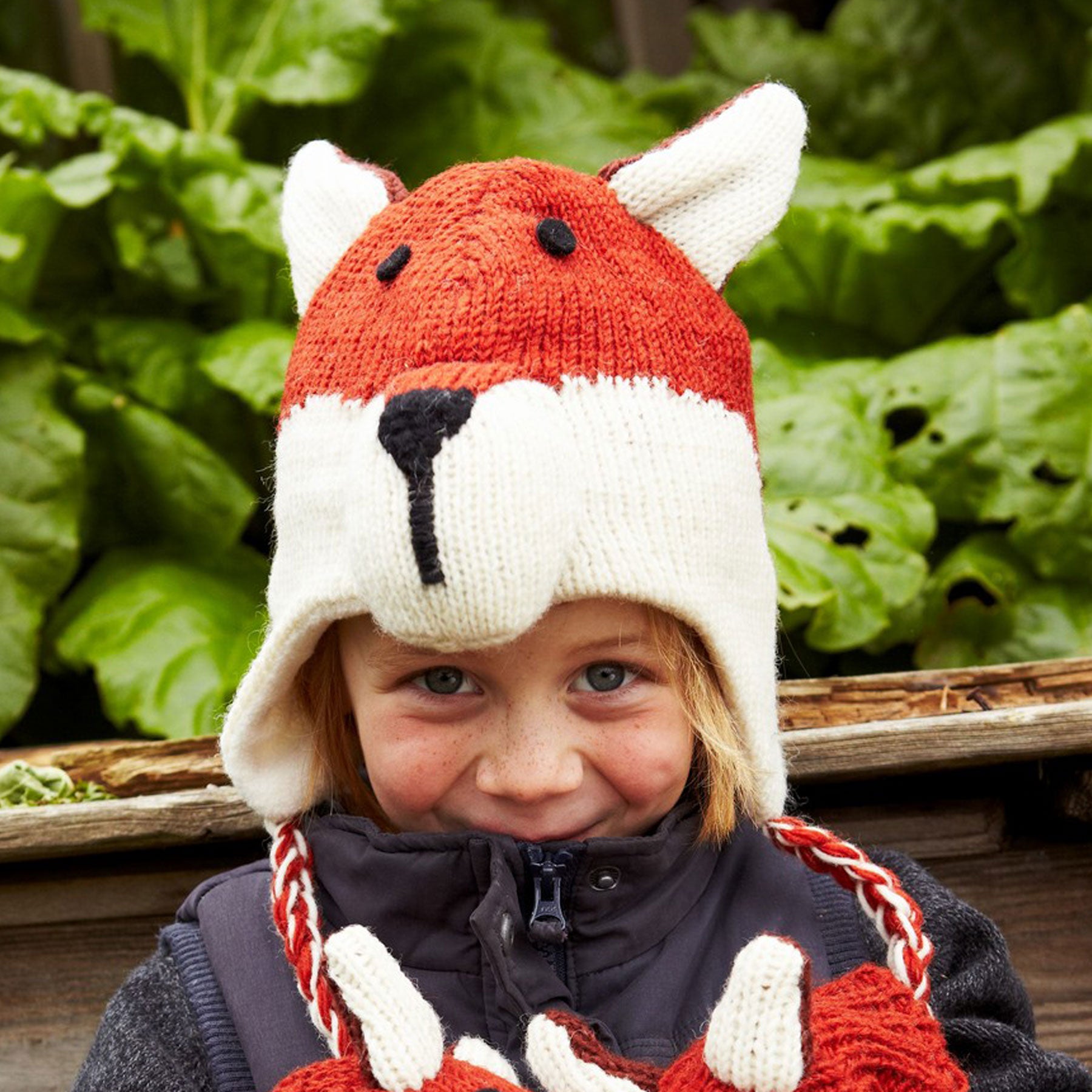 Kids animal hat fox