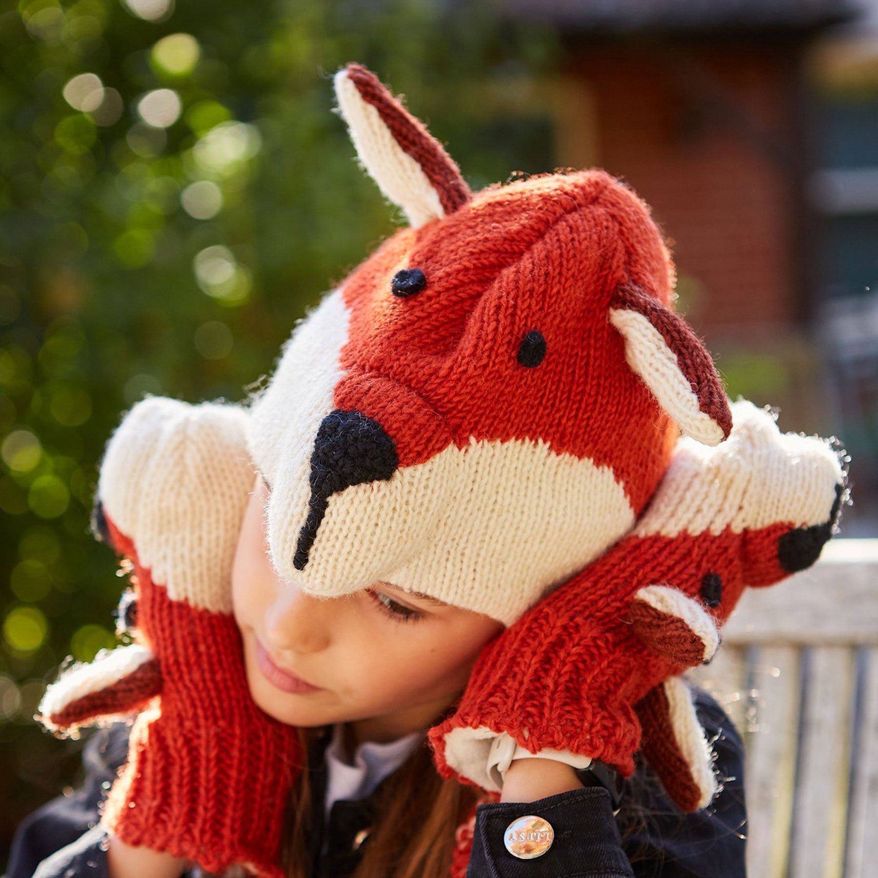 Kids animal hat fox