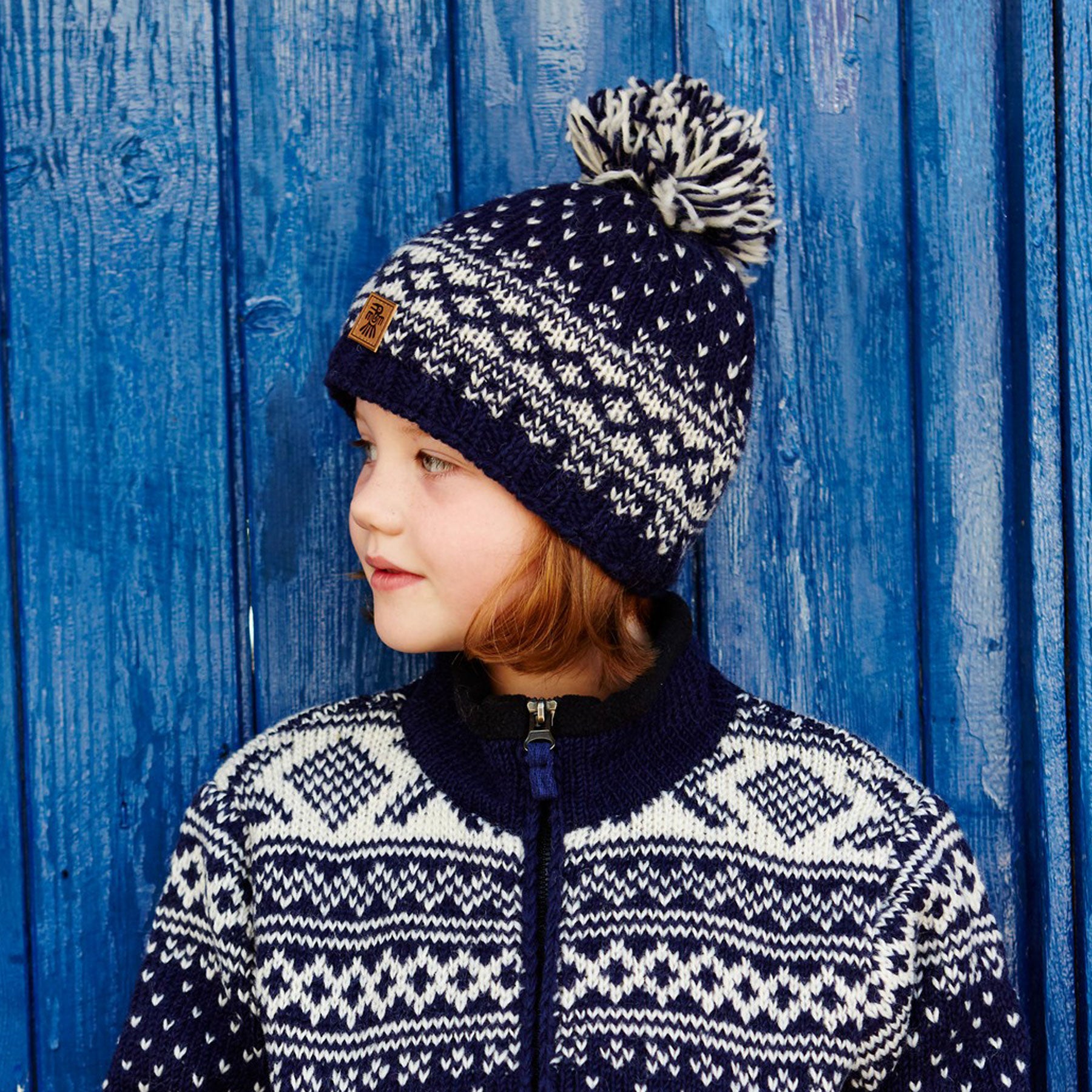 Kids bergen bobble beanie