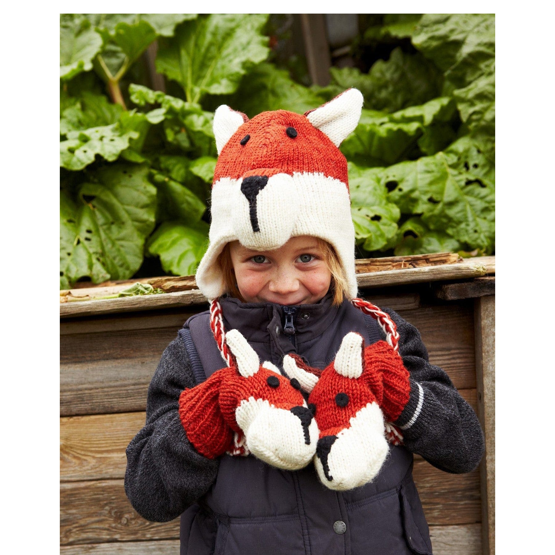 Kids animal hat fox