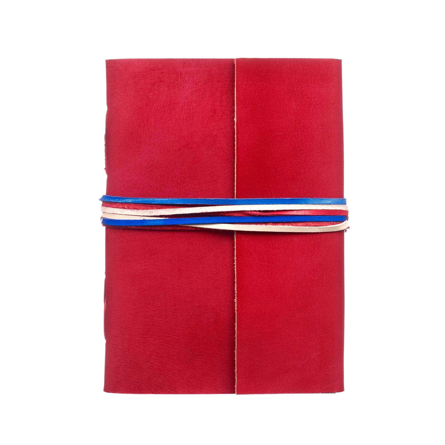 Red leather journal