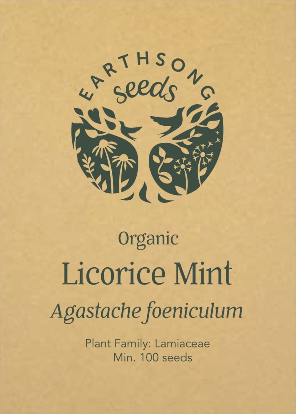 Licorice mint seed pack