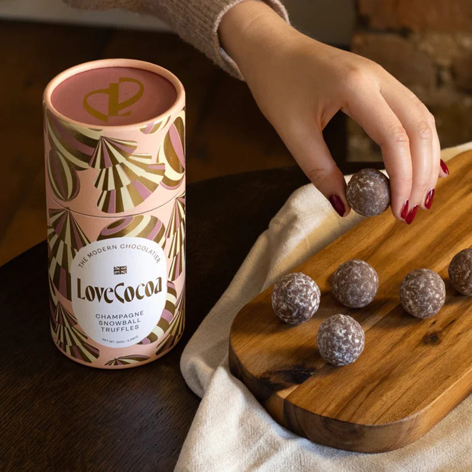 Champagne snowball festive truffles 150g