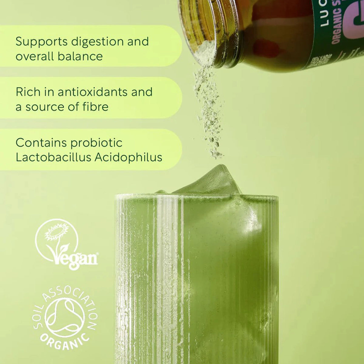 Organic superfood blend gut balance 125g