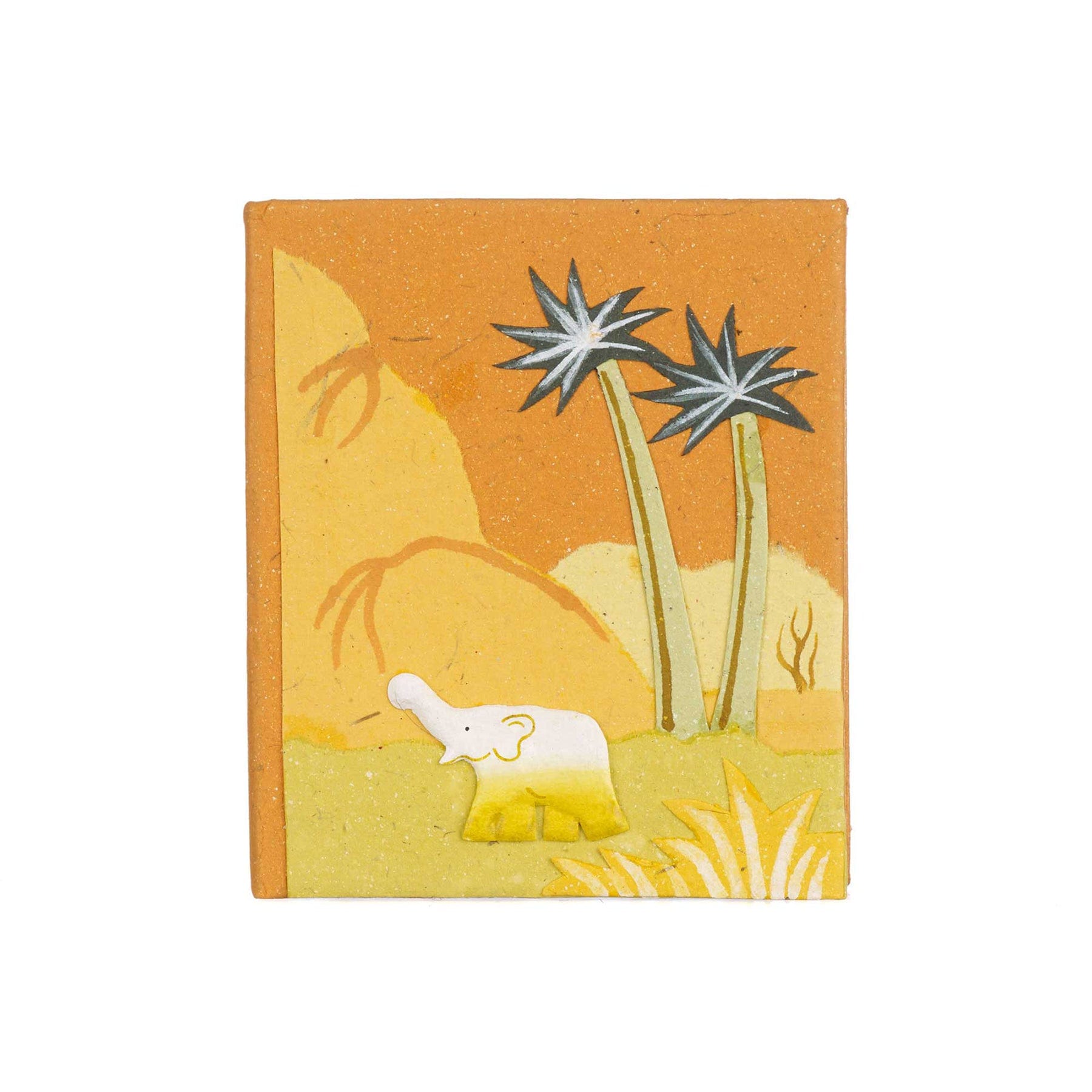 Elephant poo small notebook (sold singly)