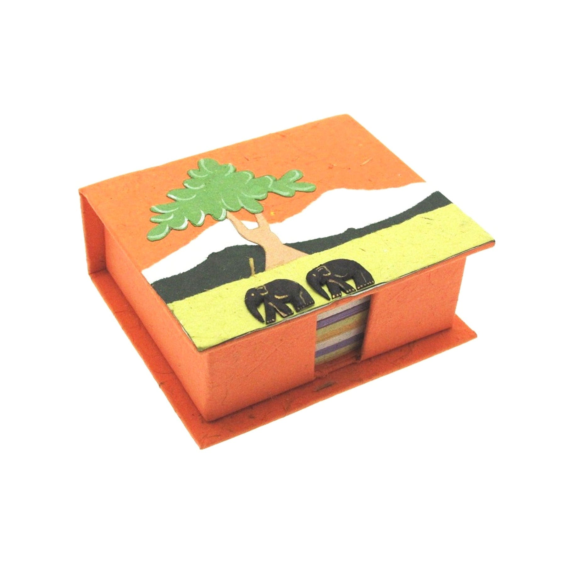 Elephant poo square paper holder (sold singly)