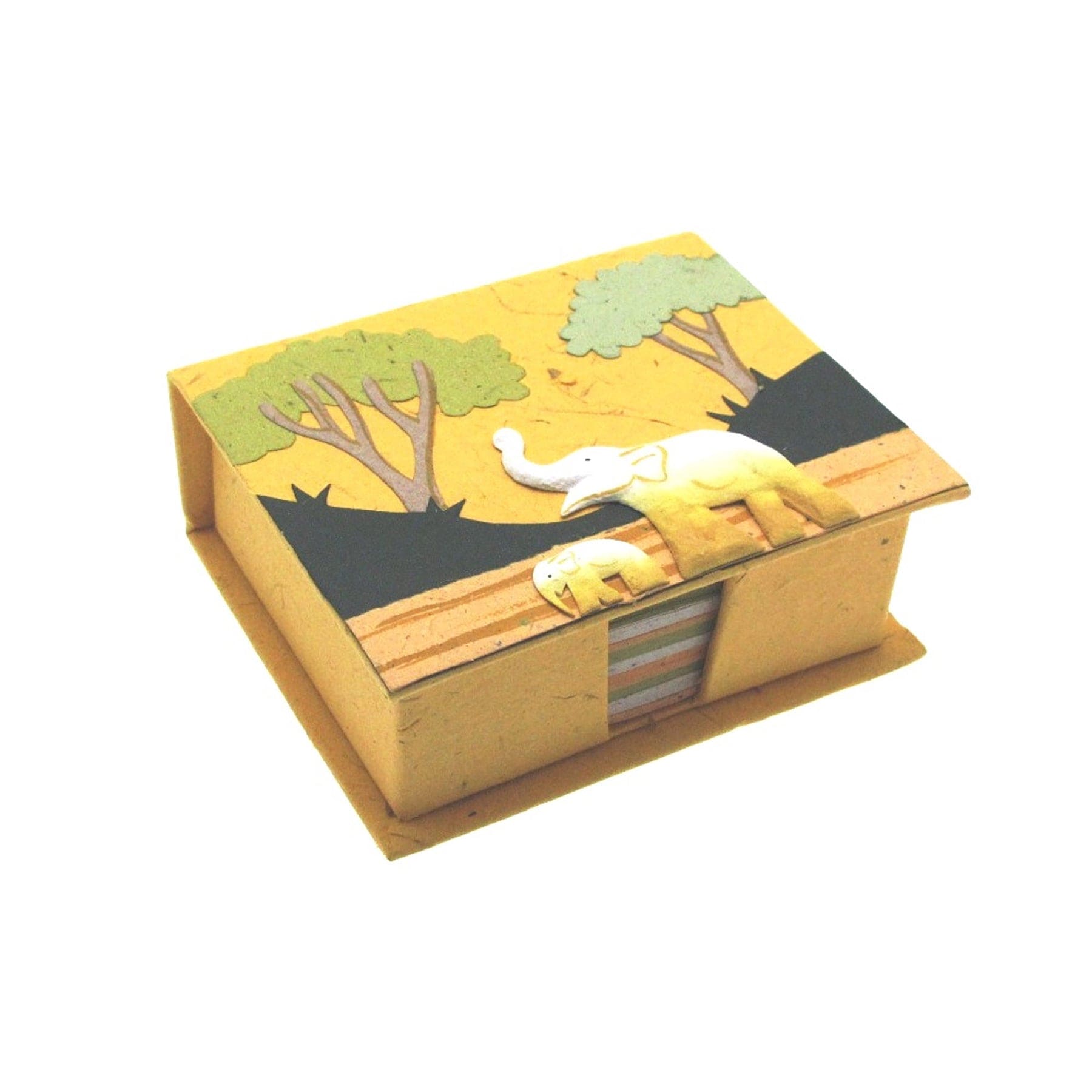 Elephant poo square paper holder (sold singly)