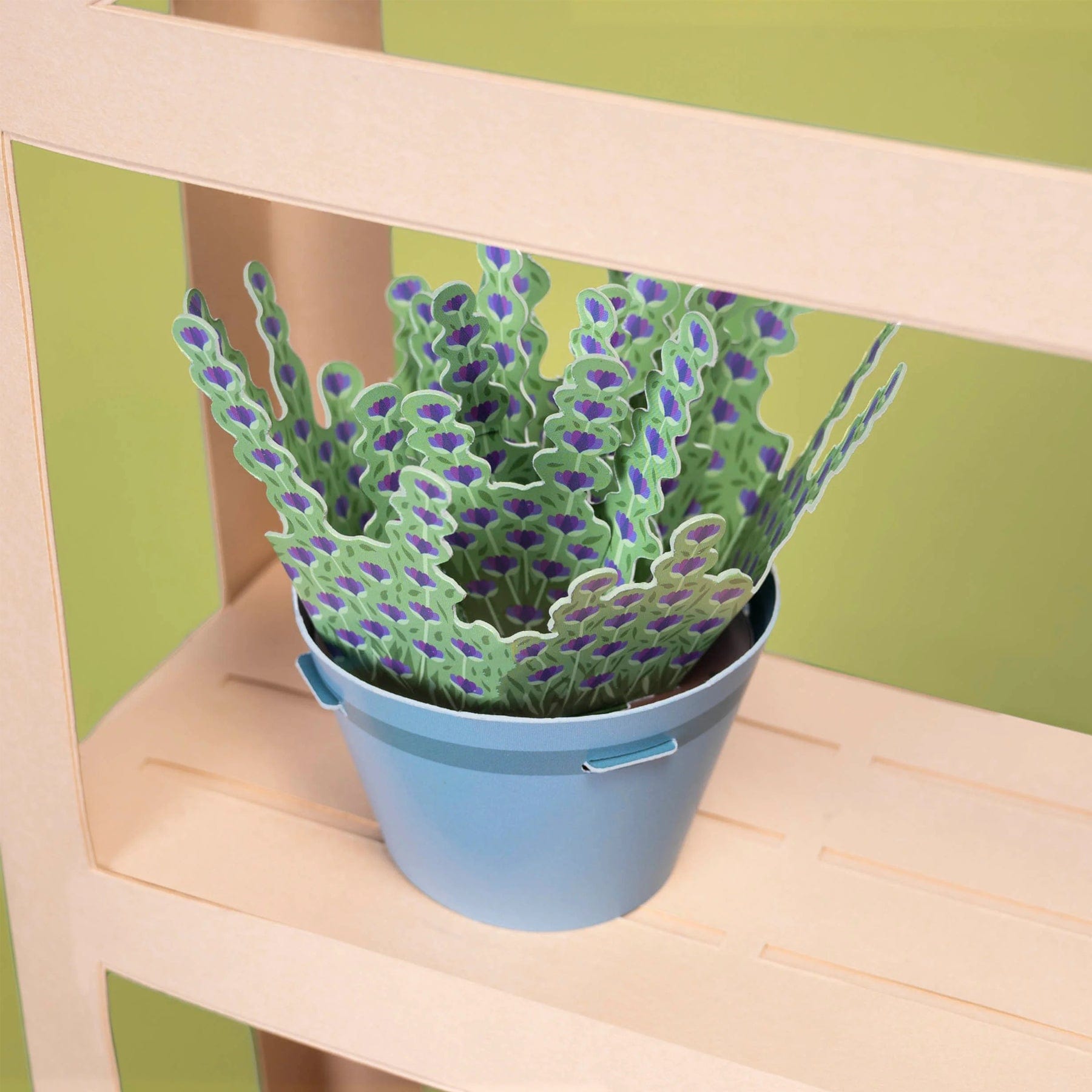 Make your own calming lavender paper plant kit