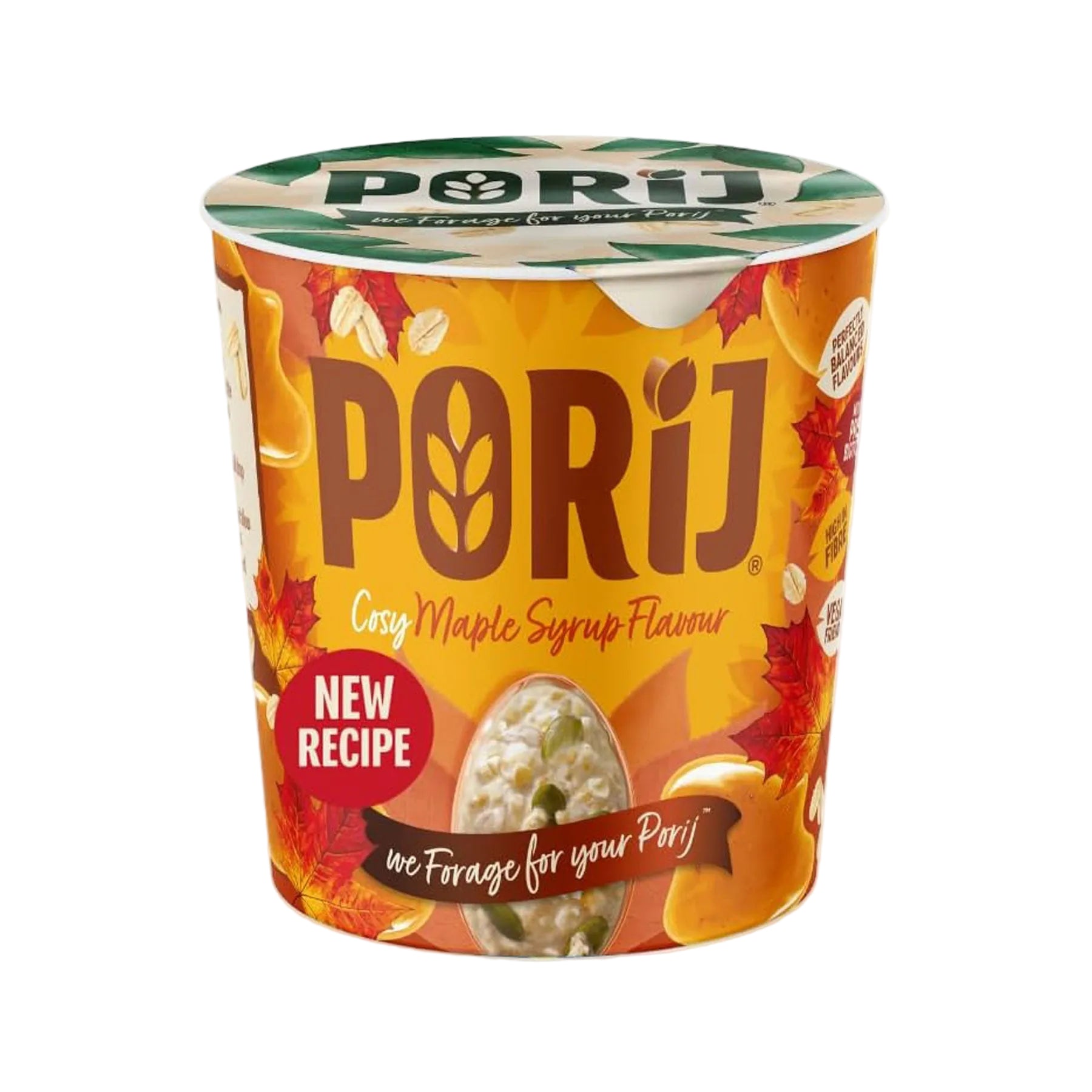 Maple syrup instant porridge pot 60g