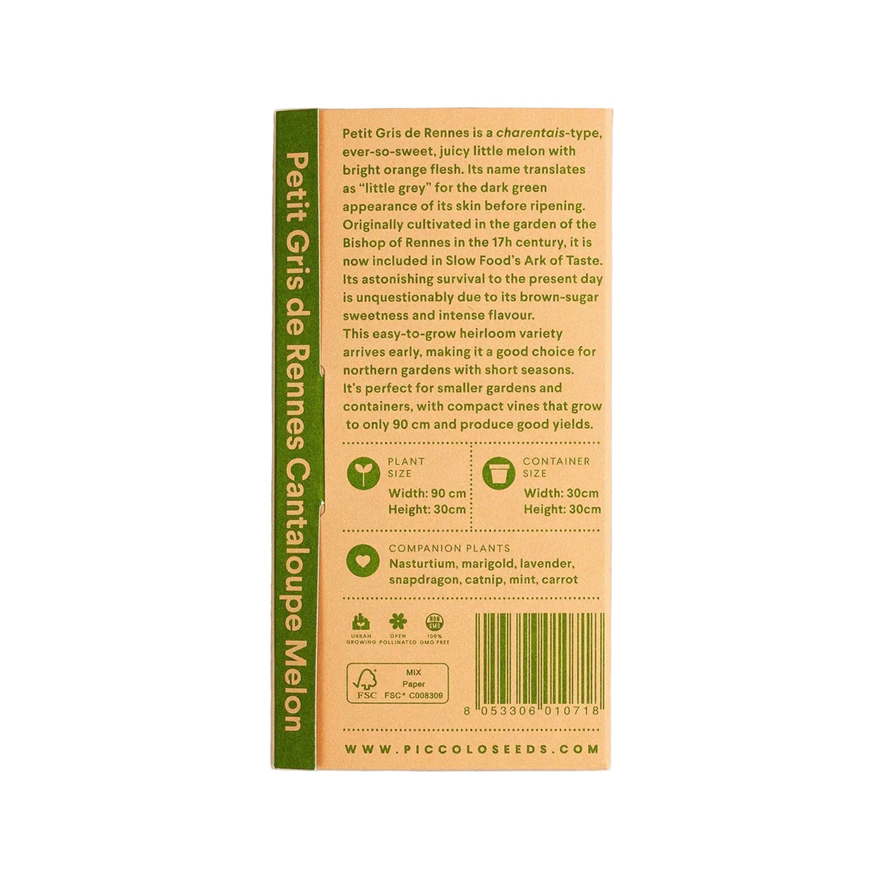 Melon petit Gris de Rennes seeds