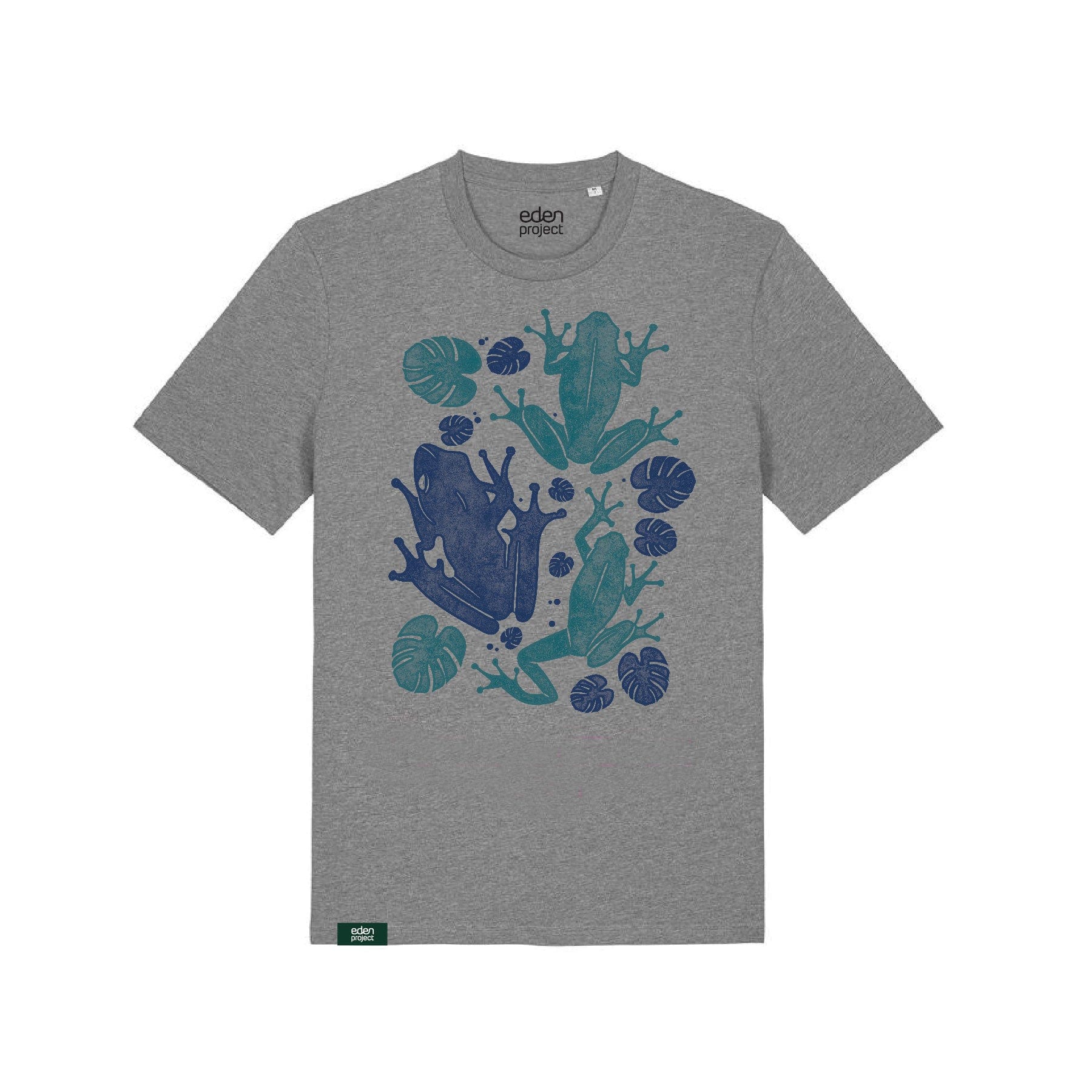 Mens tree frog t-shirt grey