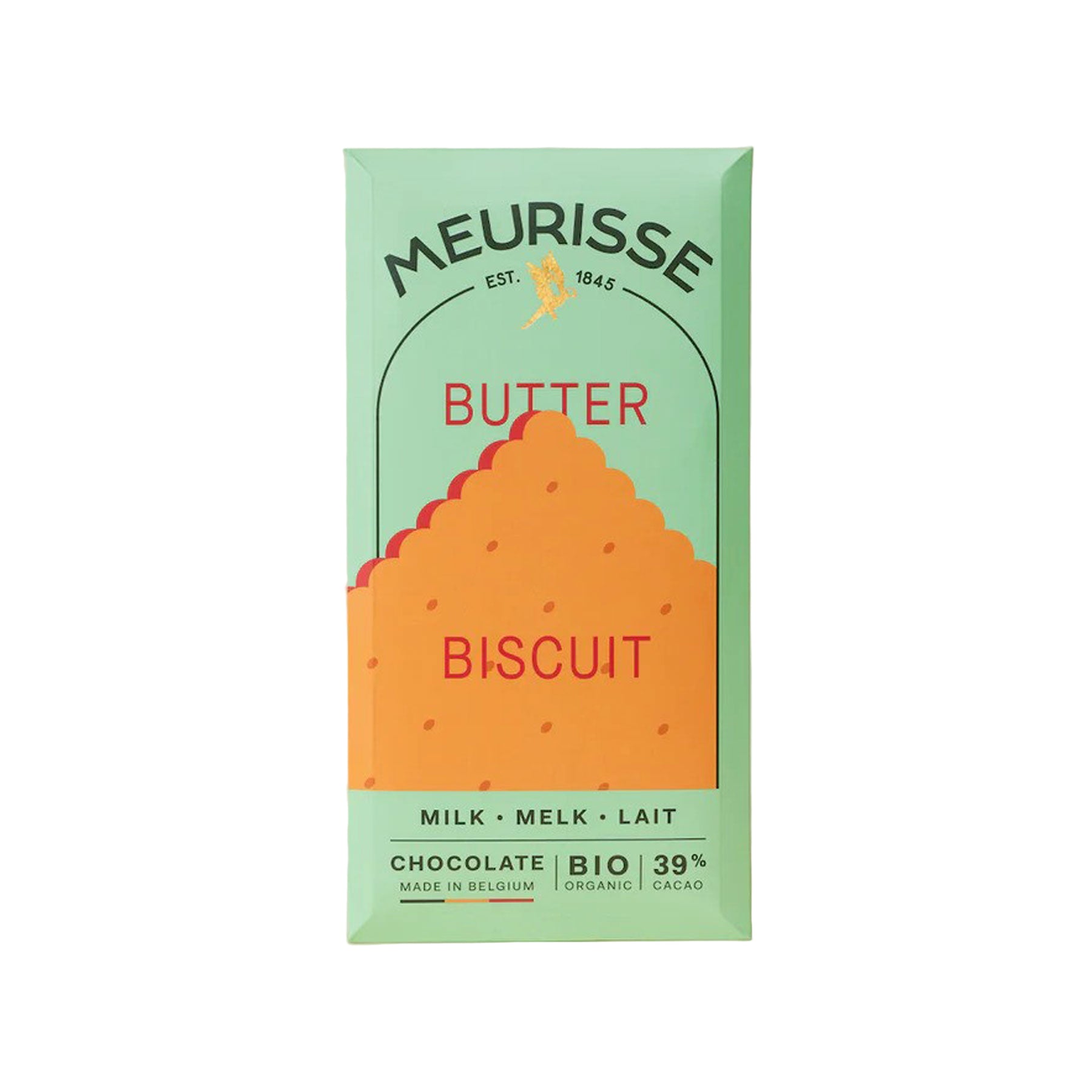 Milk chocolate with butter biscuit 100g