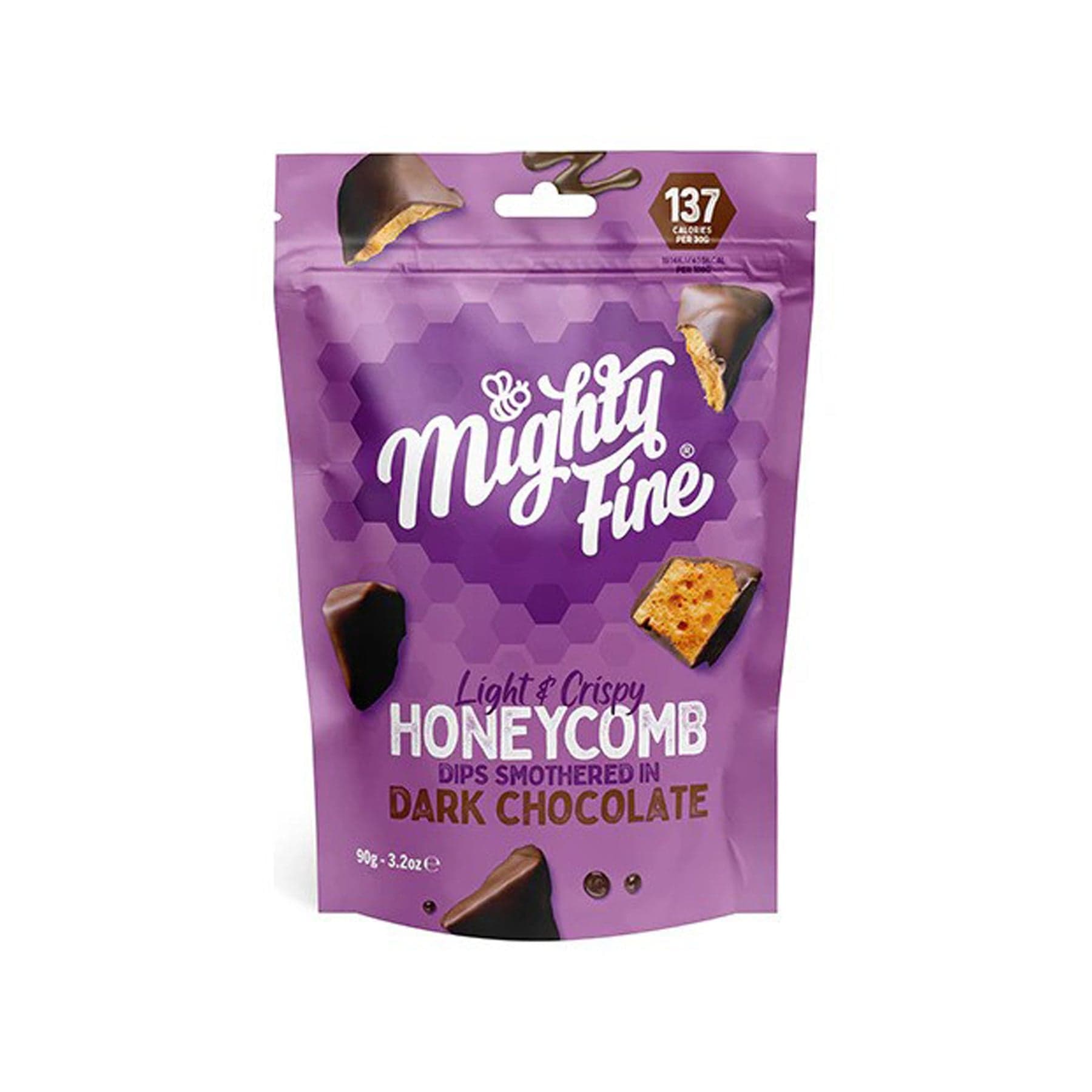 Dark chocolate honeycomb dips 90g