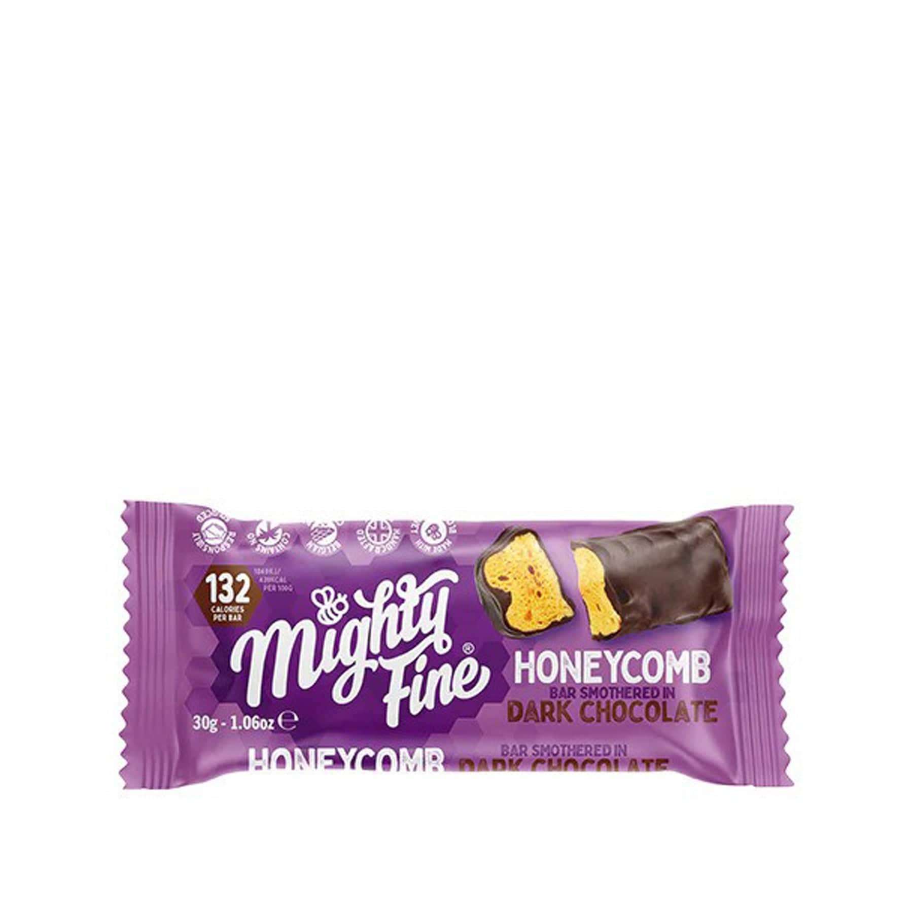 Dark chocolate honeycomb bar 30g