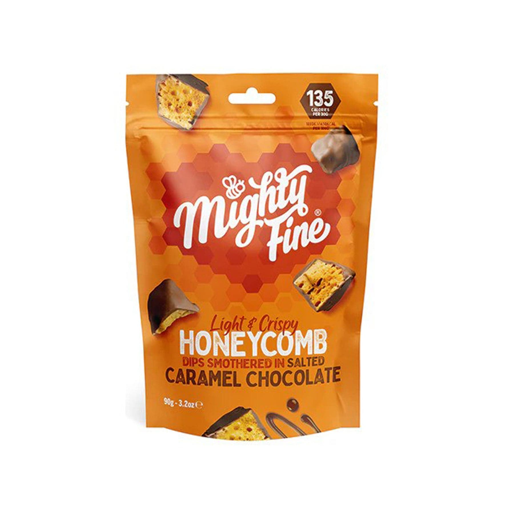 Salted caramel honeycomb dips 90g