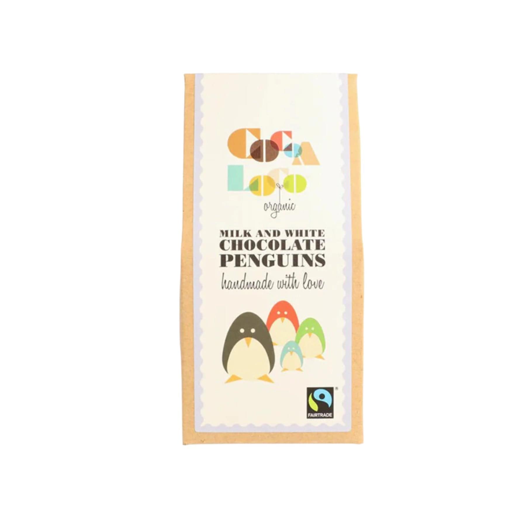 Milk & white chocolate penguins 100g