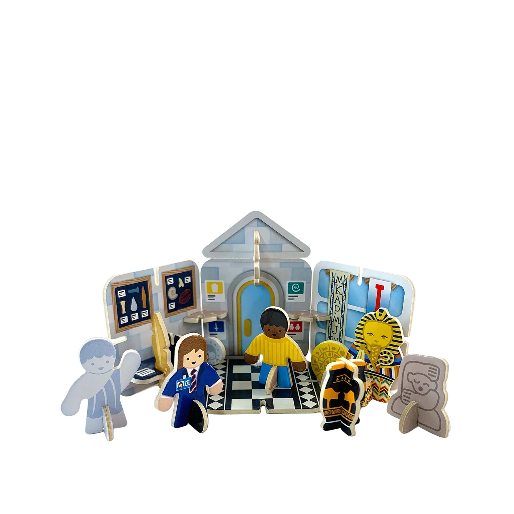 Mini museum playset