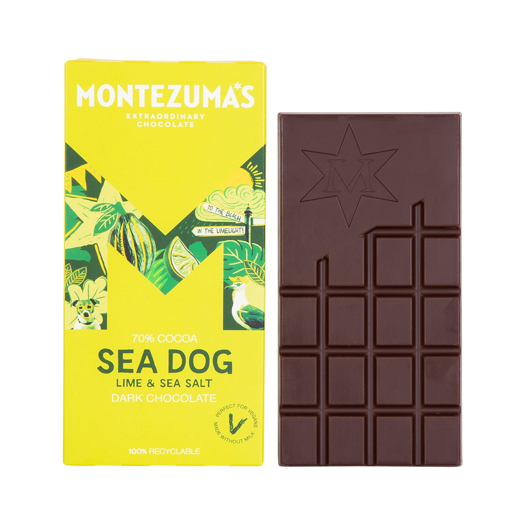 Sea dog dark chocolate bar 90g
