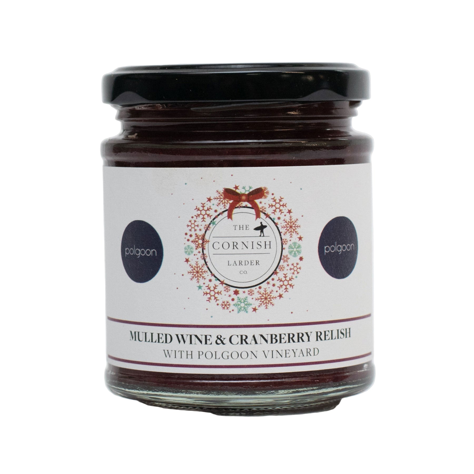 Mulled wine & cranberry relish 227g