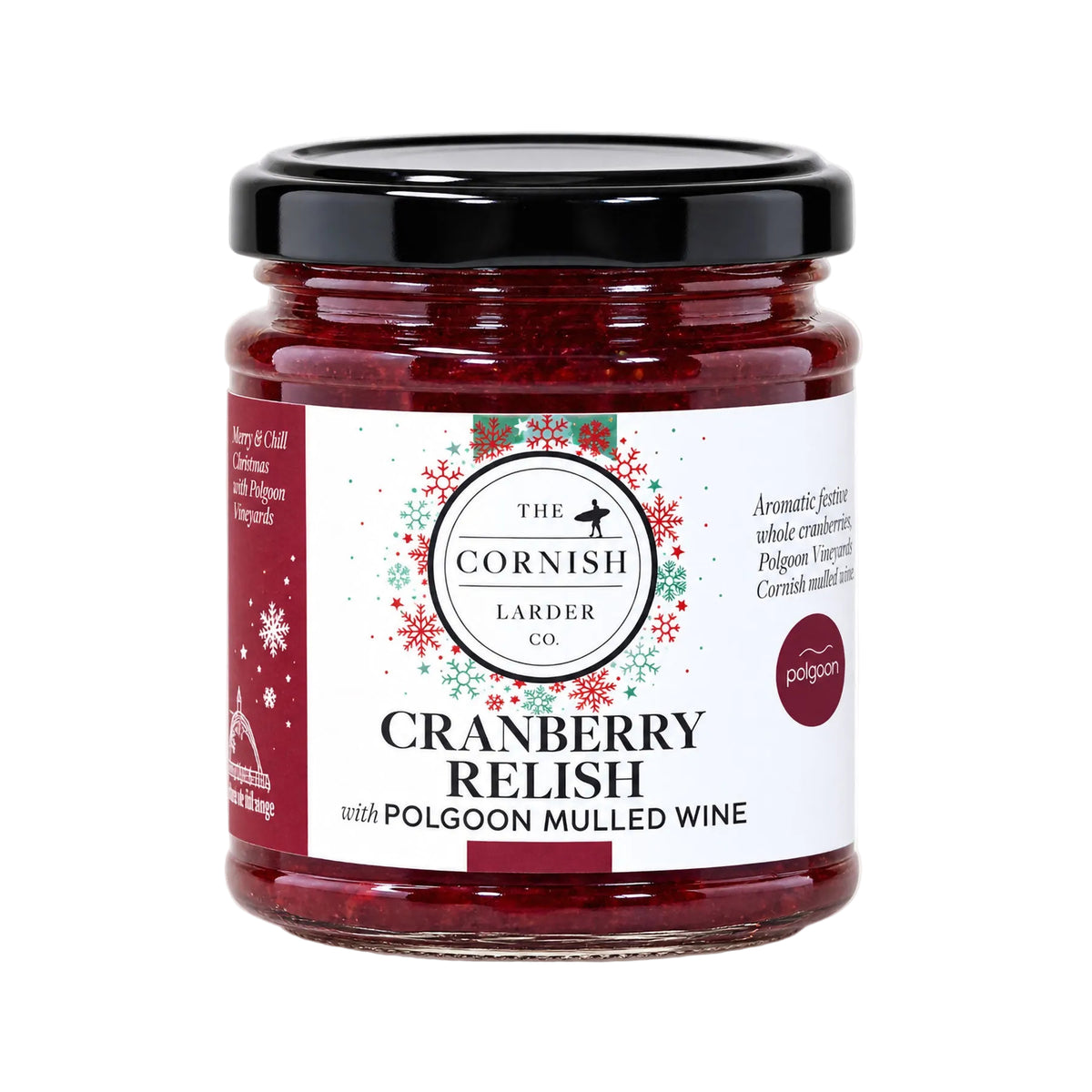 Mulled wine & cranberry relish 227g