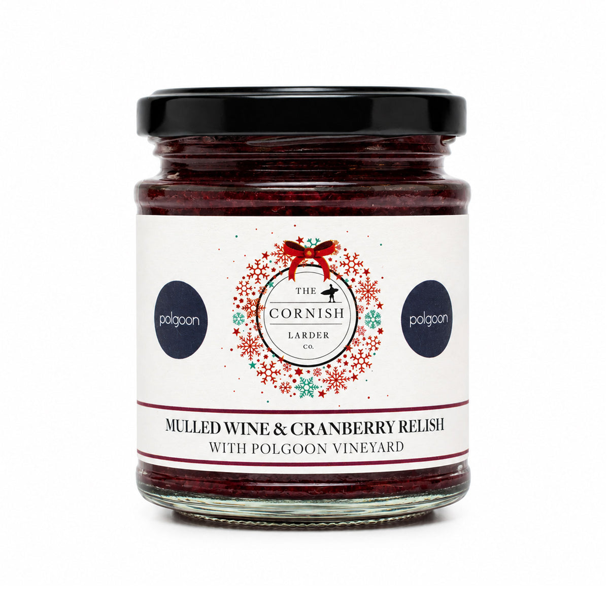 Mulled wine & cranberry relish 227g