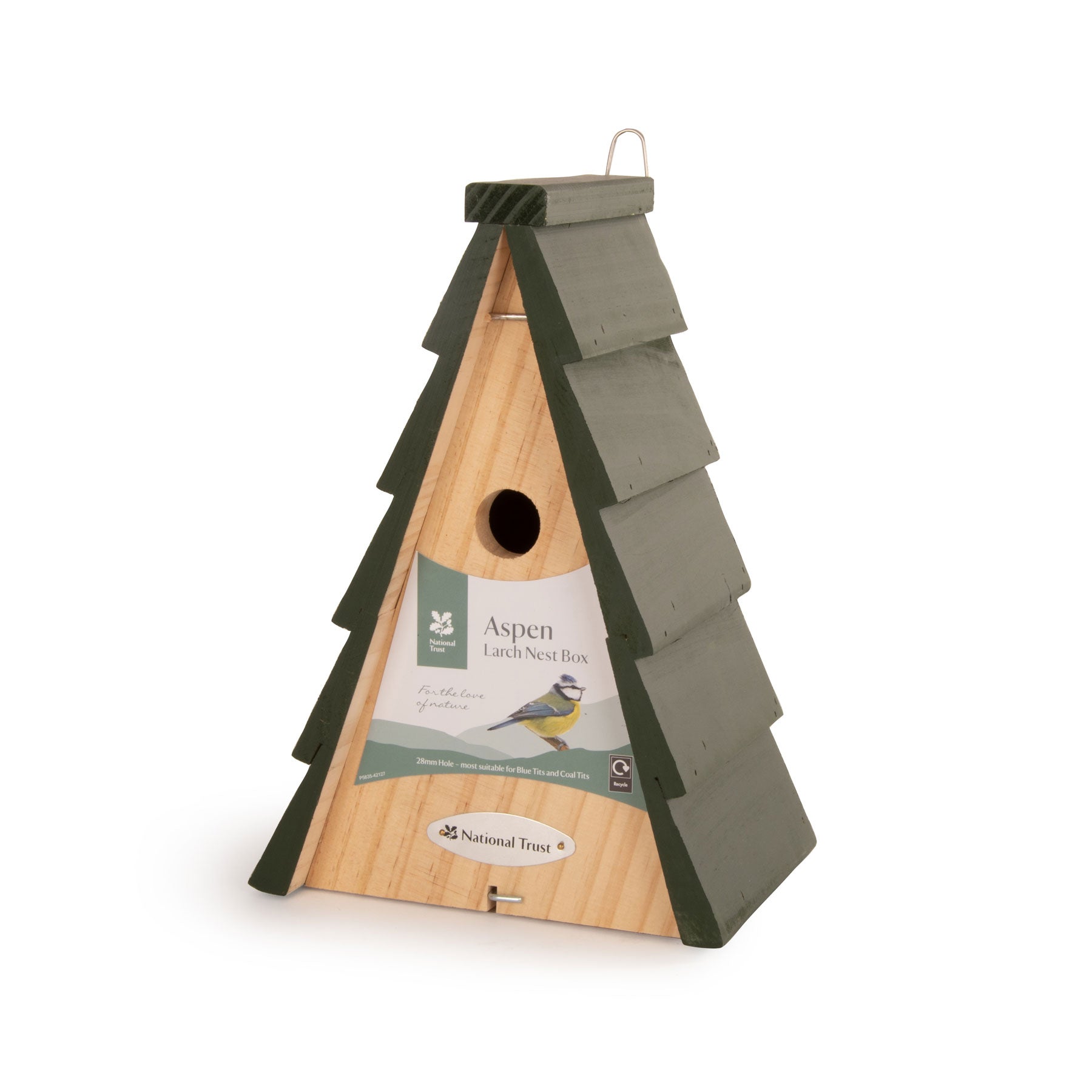 National Trust aspen larch 28mm nest box