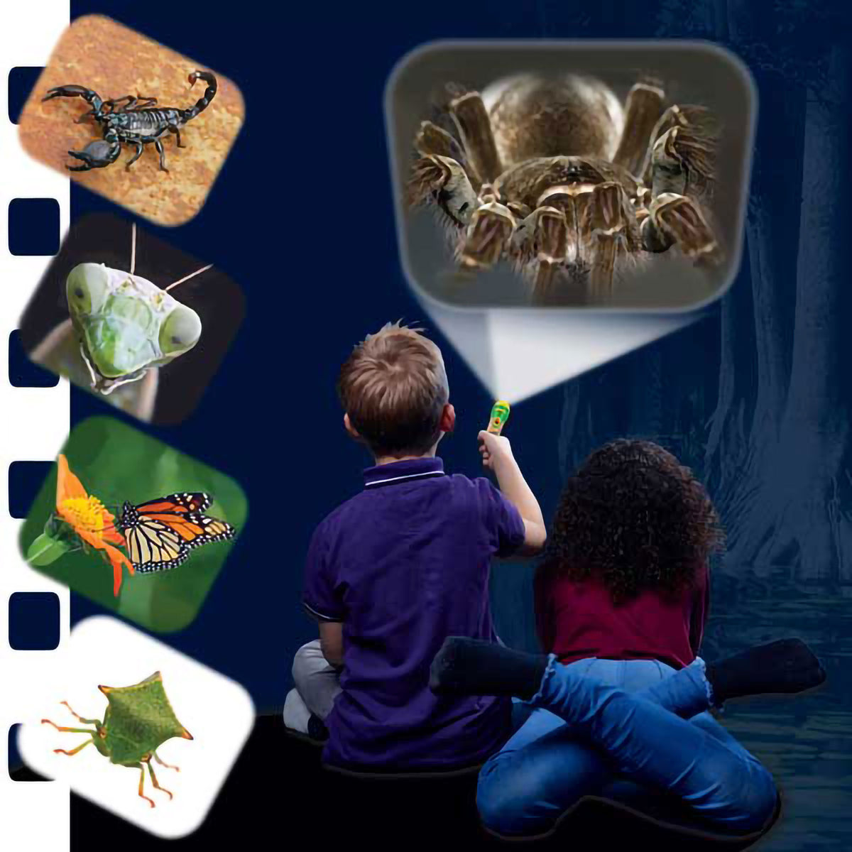 Natural History Museum creepy crawly torch and projector