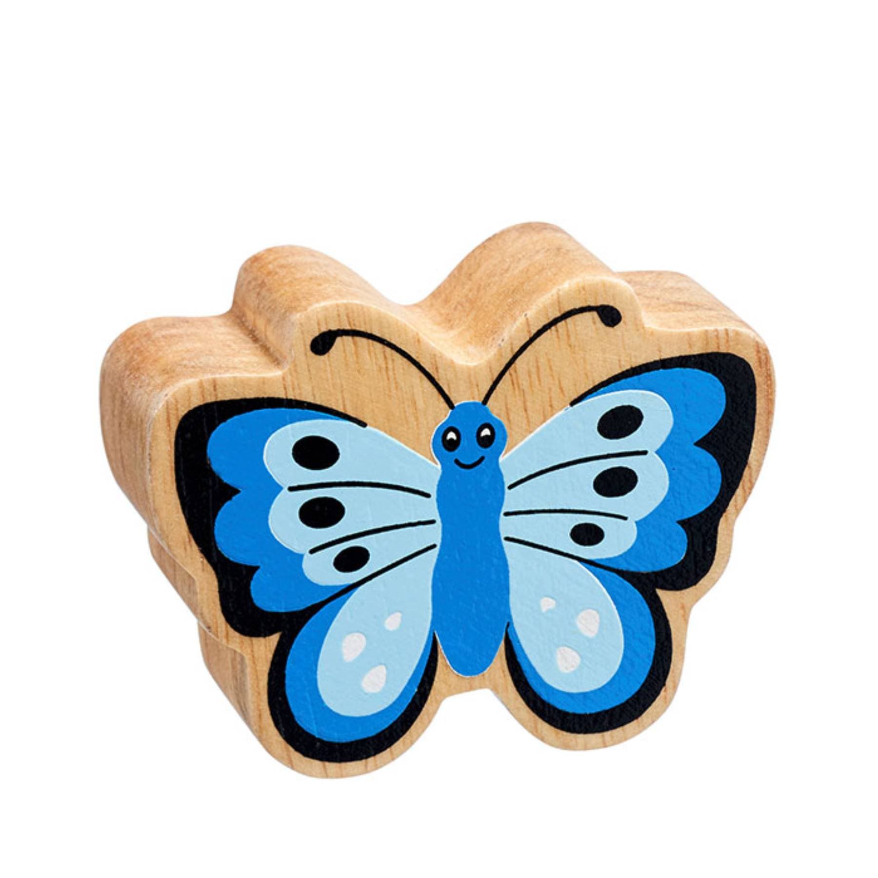 Wooden butterfly figure