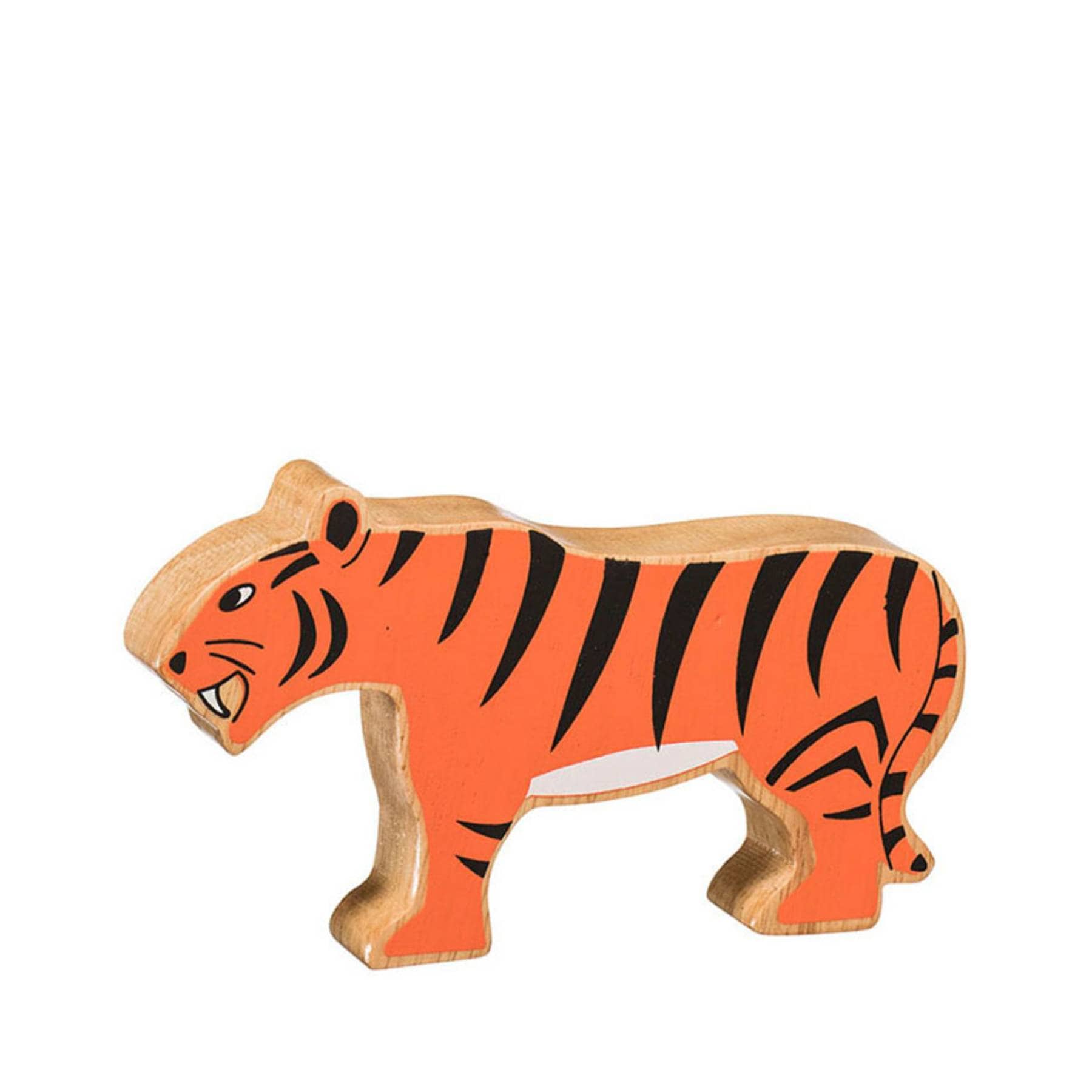 Wooden tiger figure