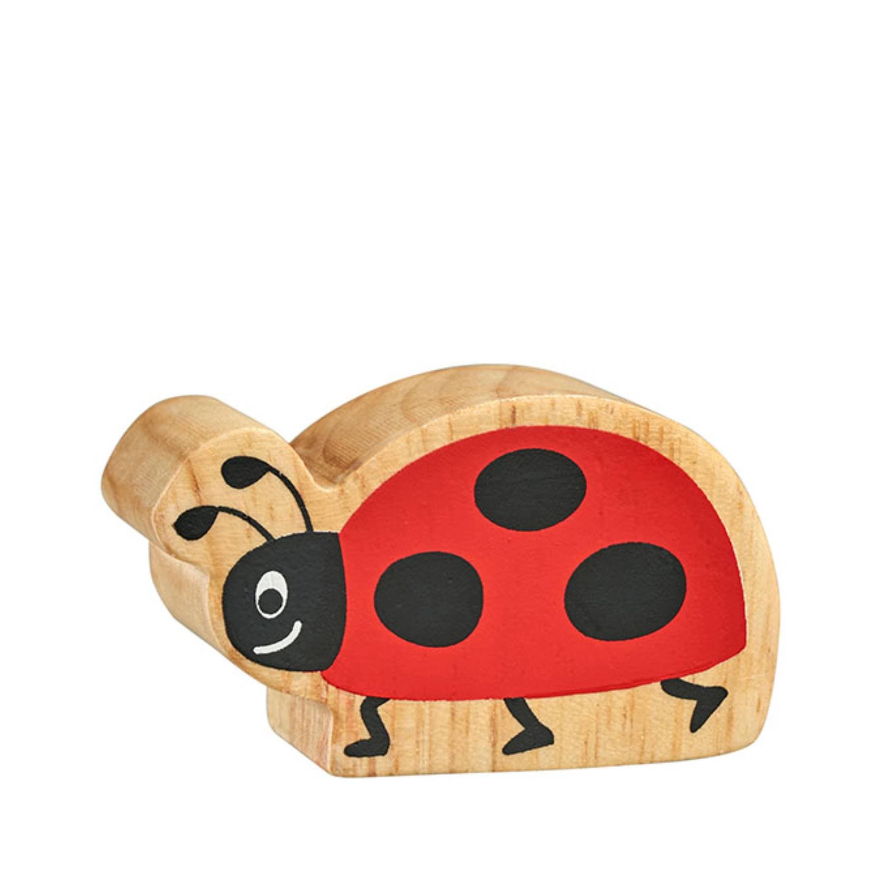 Wooden ladybird figure