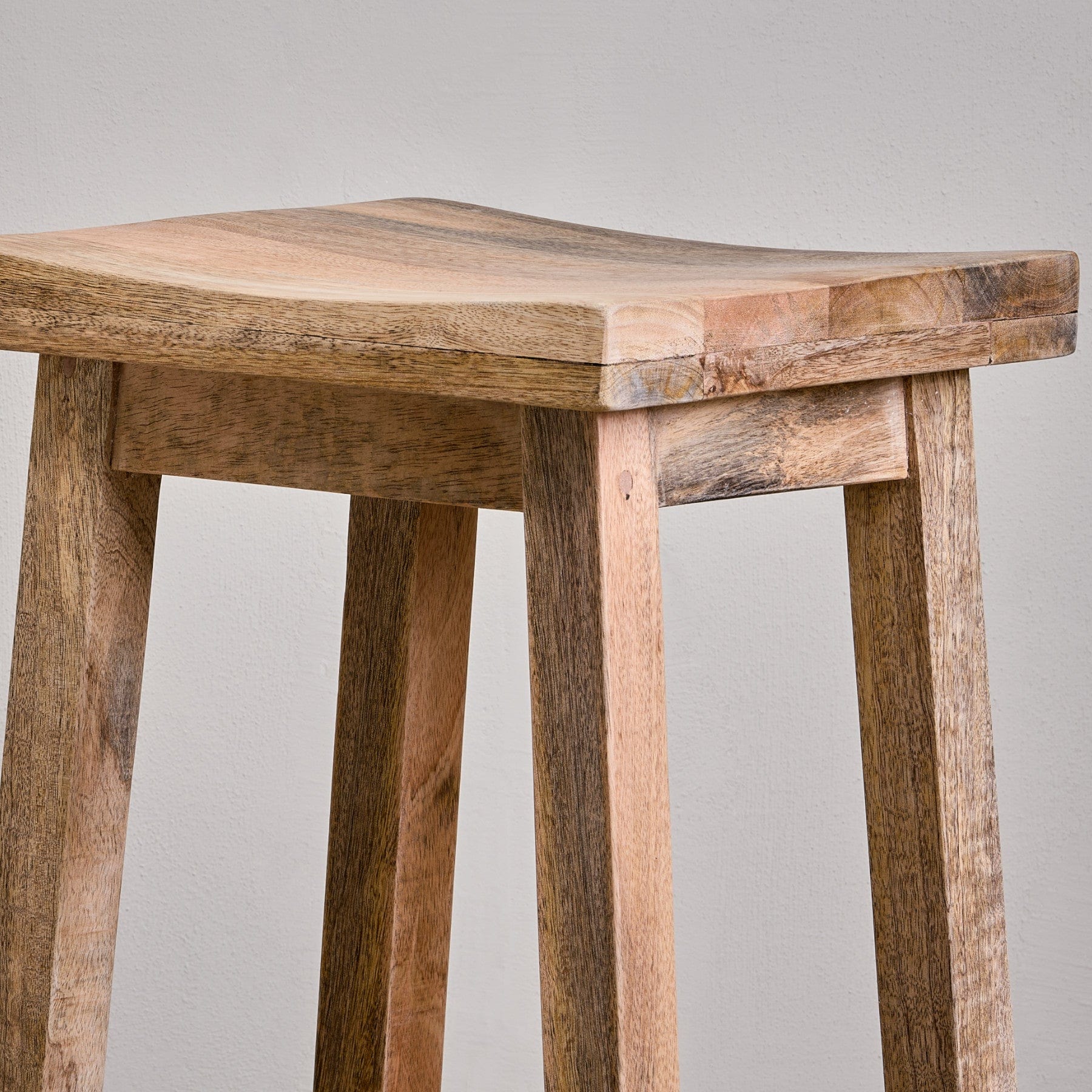 Ambi wooden stool - tall