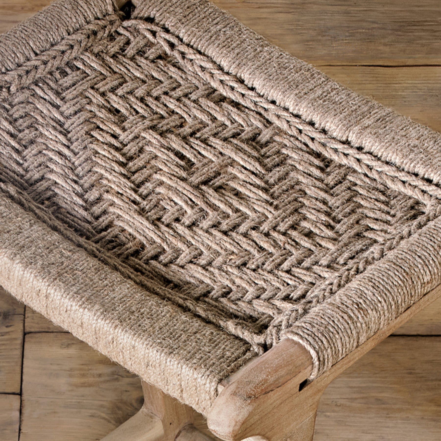 Vinay woven counter stool - natural