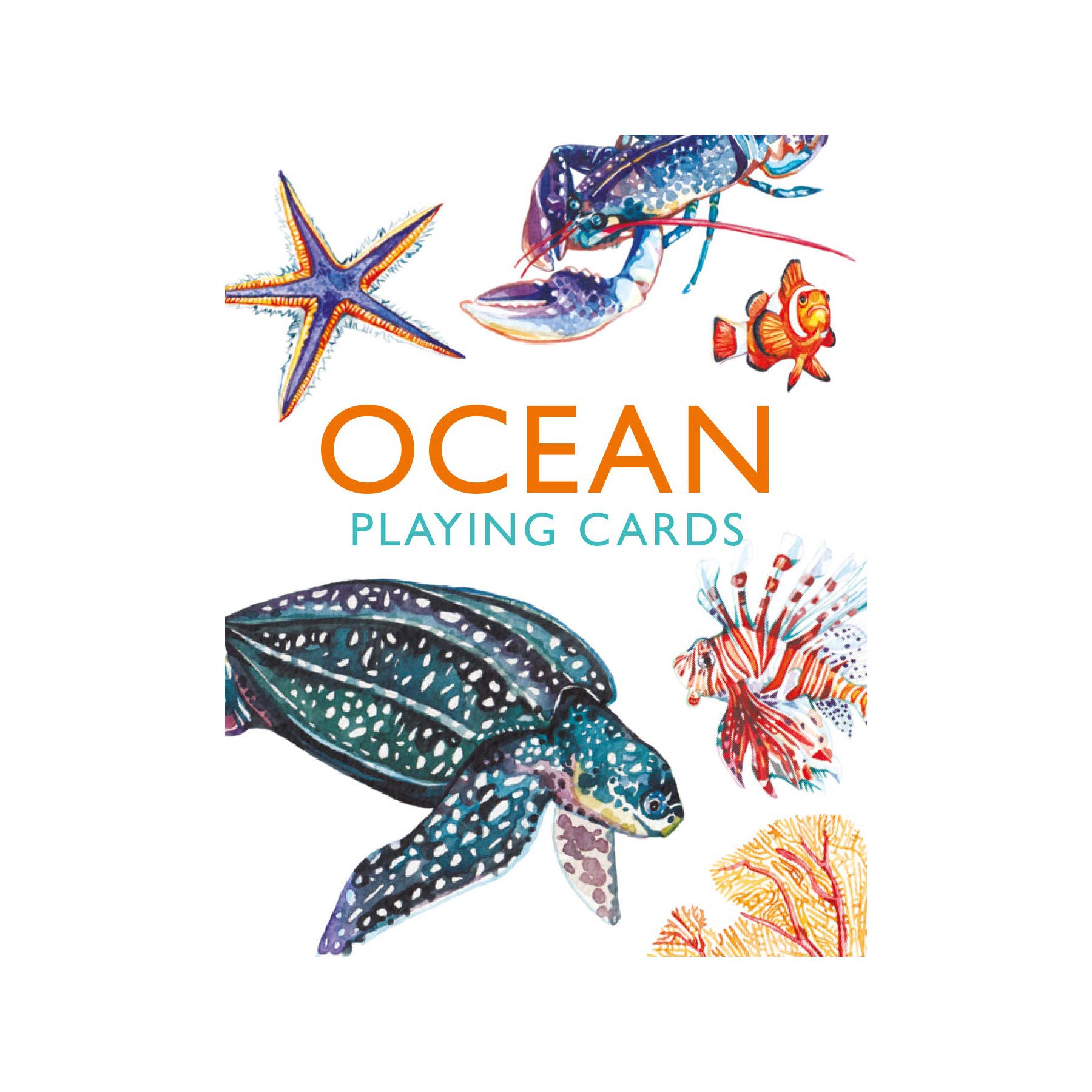 Ocean playing cards