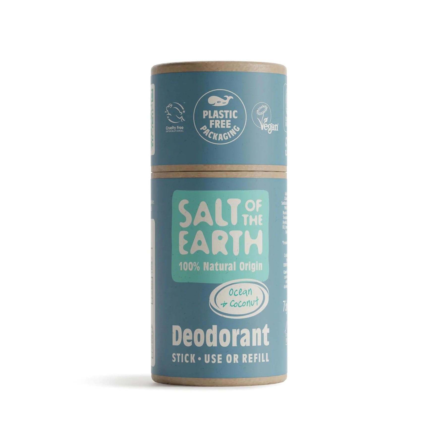 Ocean & coconut natural deodorant stick 75g