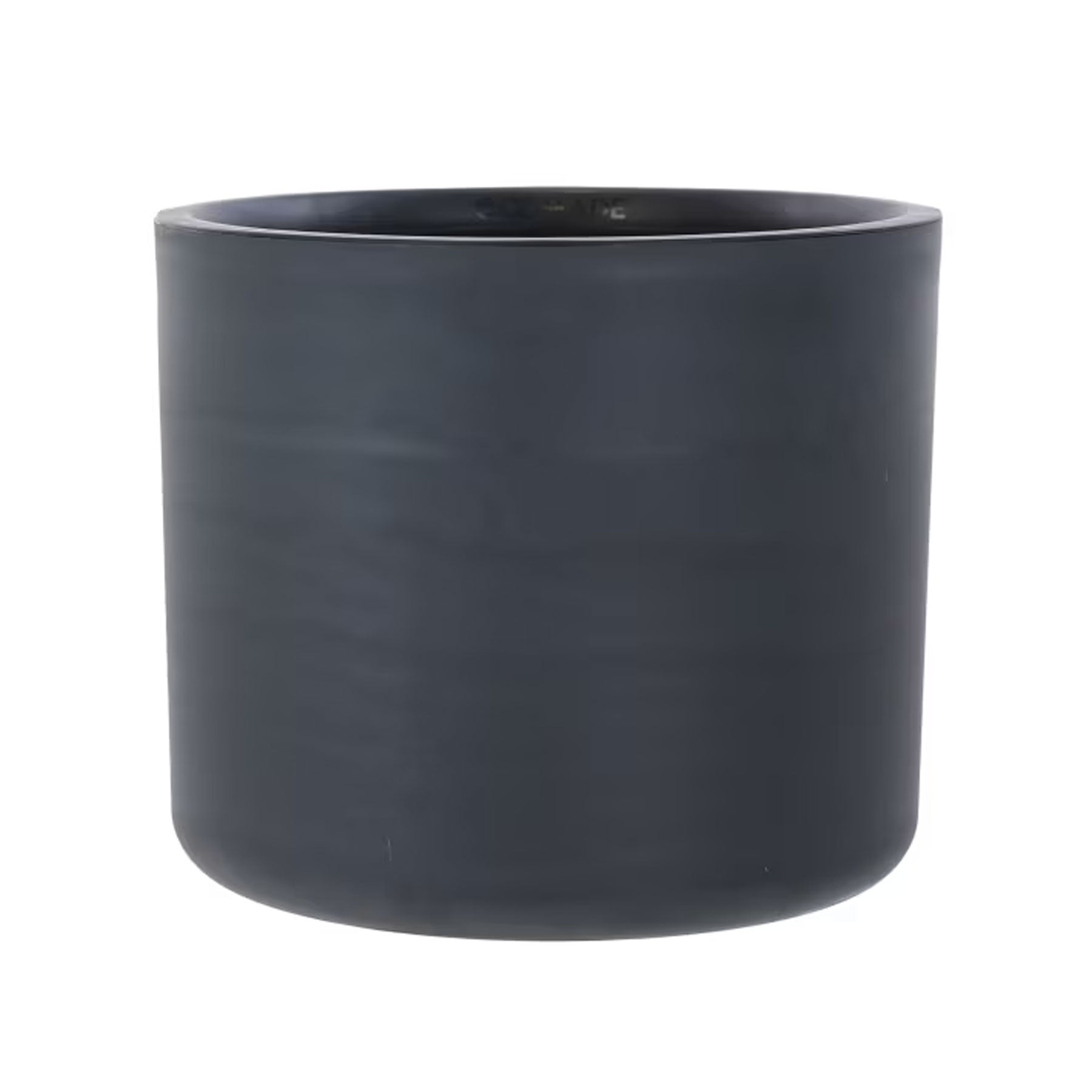 Ocean round planter charcoal 35cm