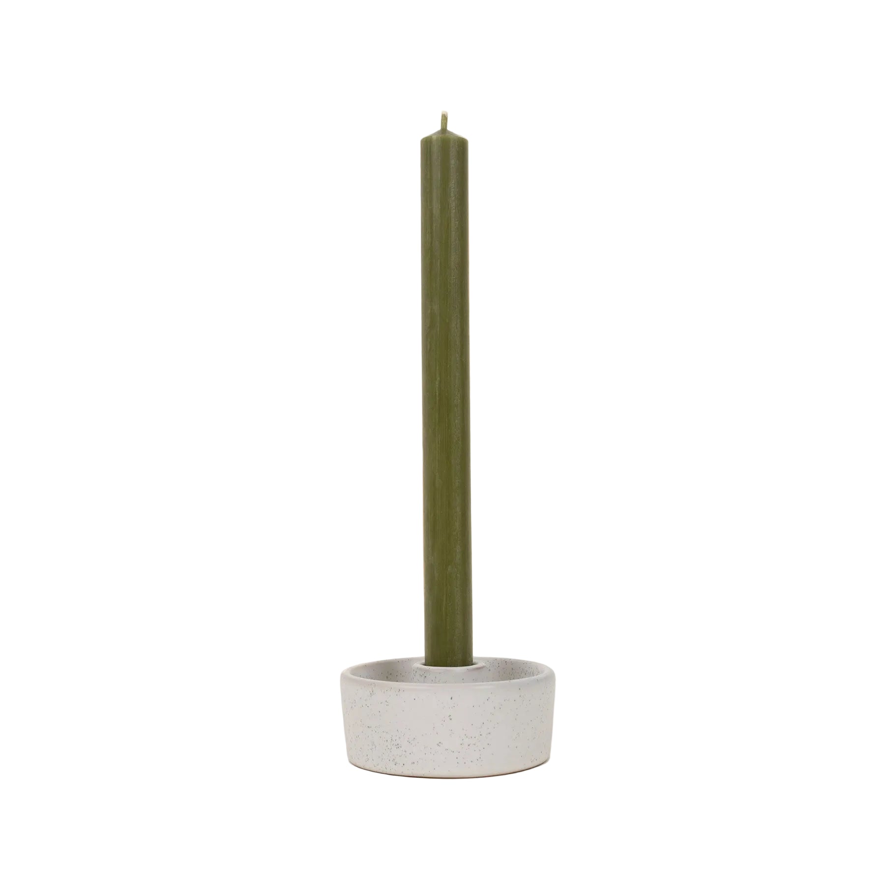 Olive dinner candle 7/8" x 10"