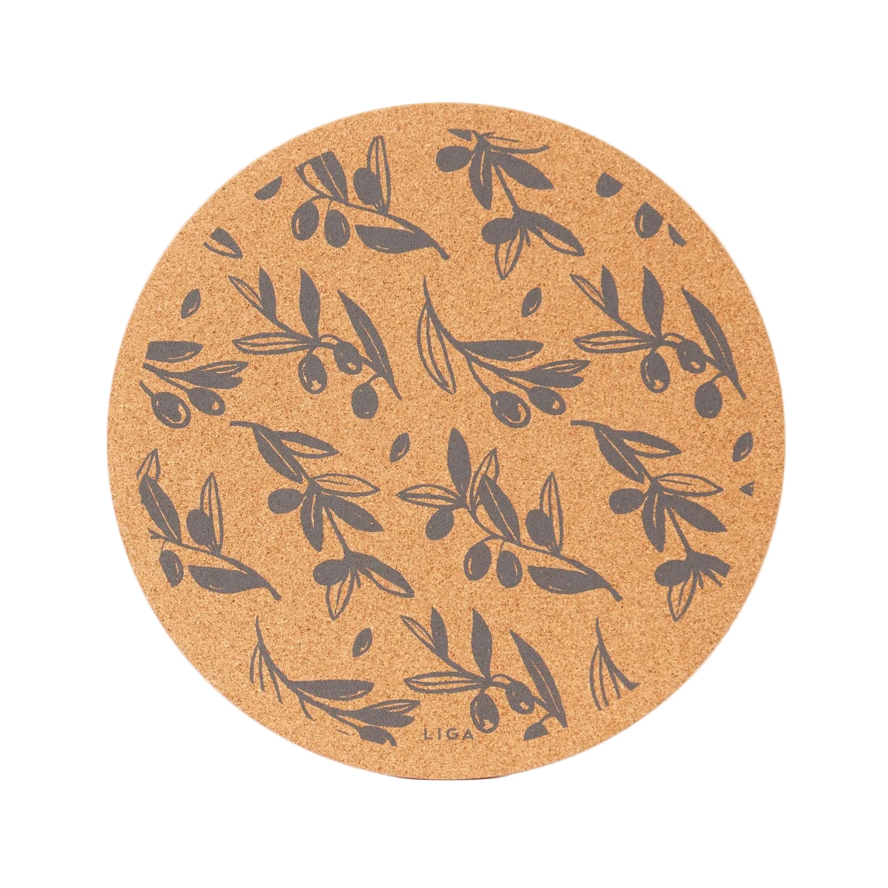 Olive & pip cork placemat