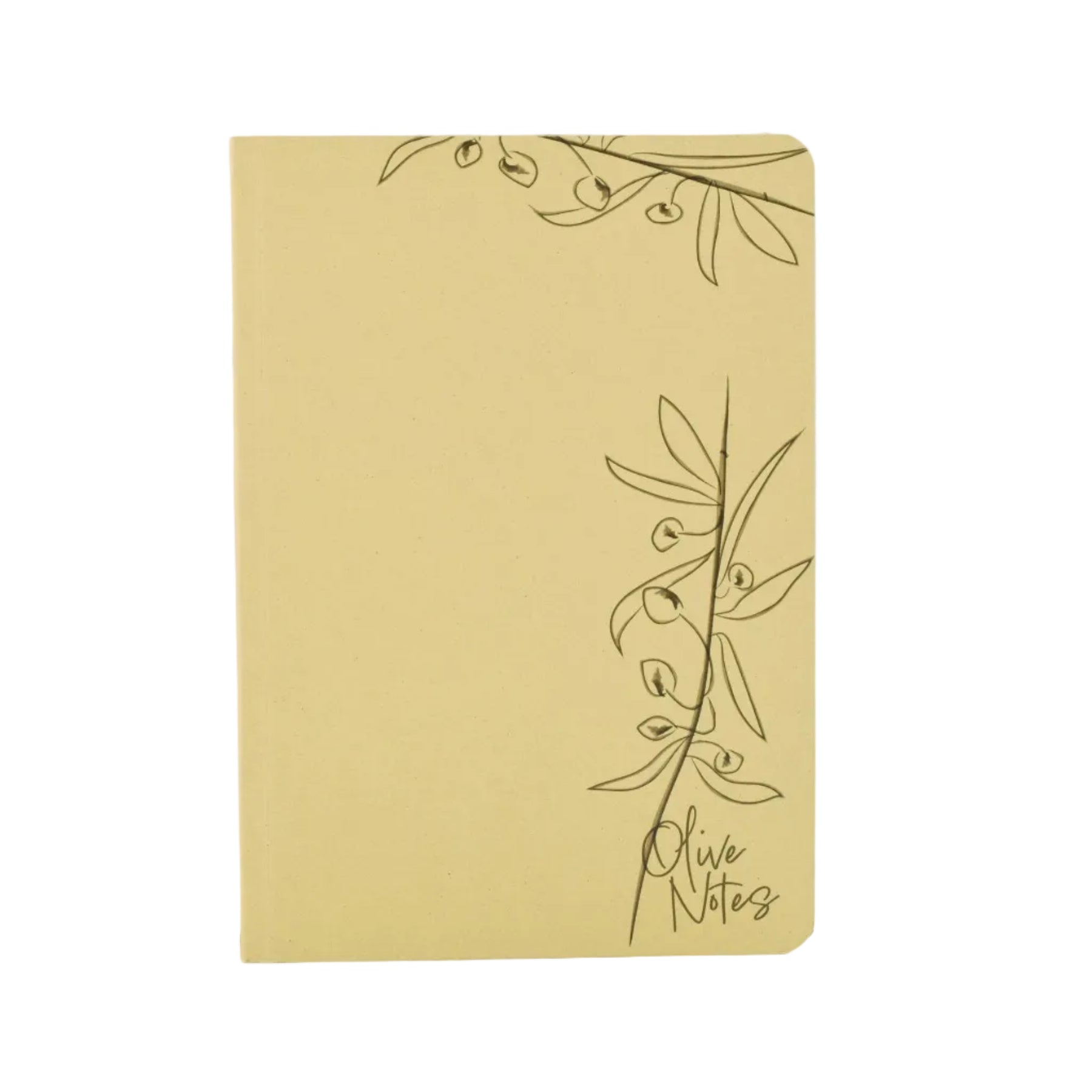 Olive notes A5 lined notebook